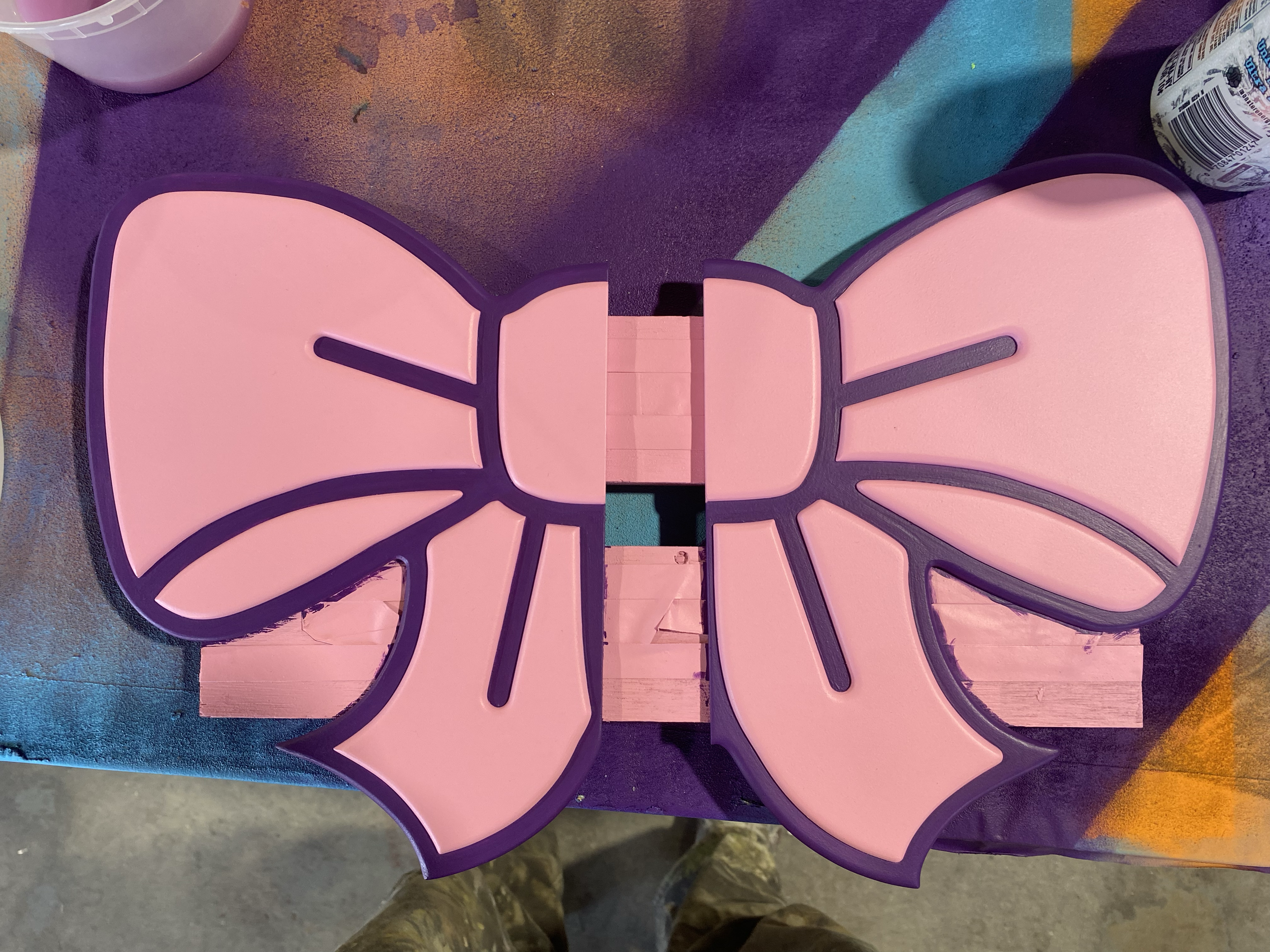 Prop fabrication, hand-painted satin finish