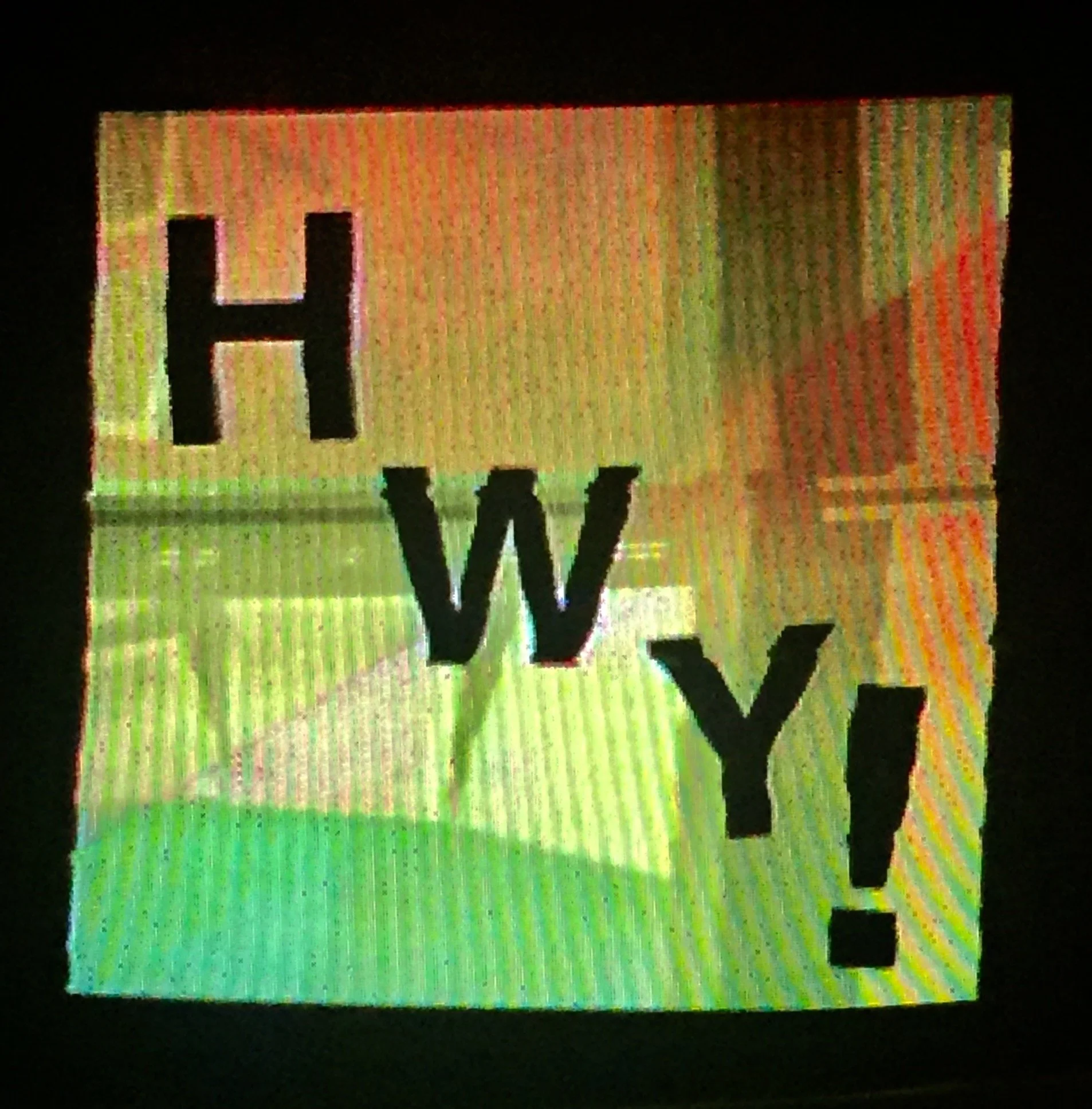 Hwy! Band EP cover iteration, Photograph, 2017
