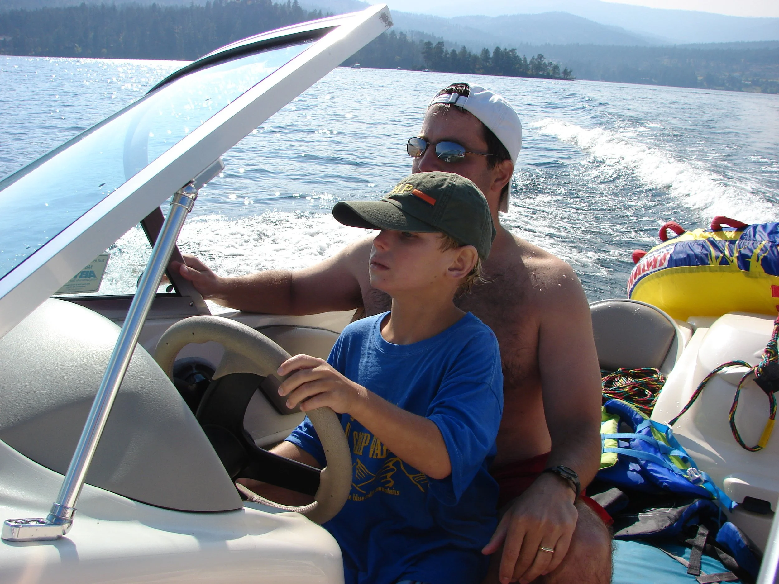 081107 Dad Nate Driving on Flathead.jpg