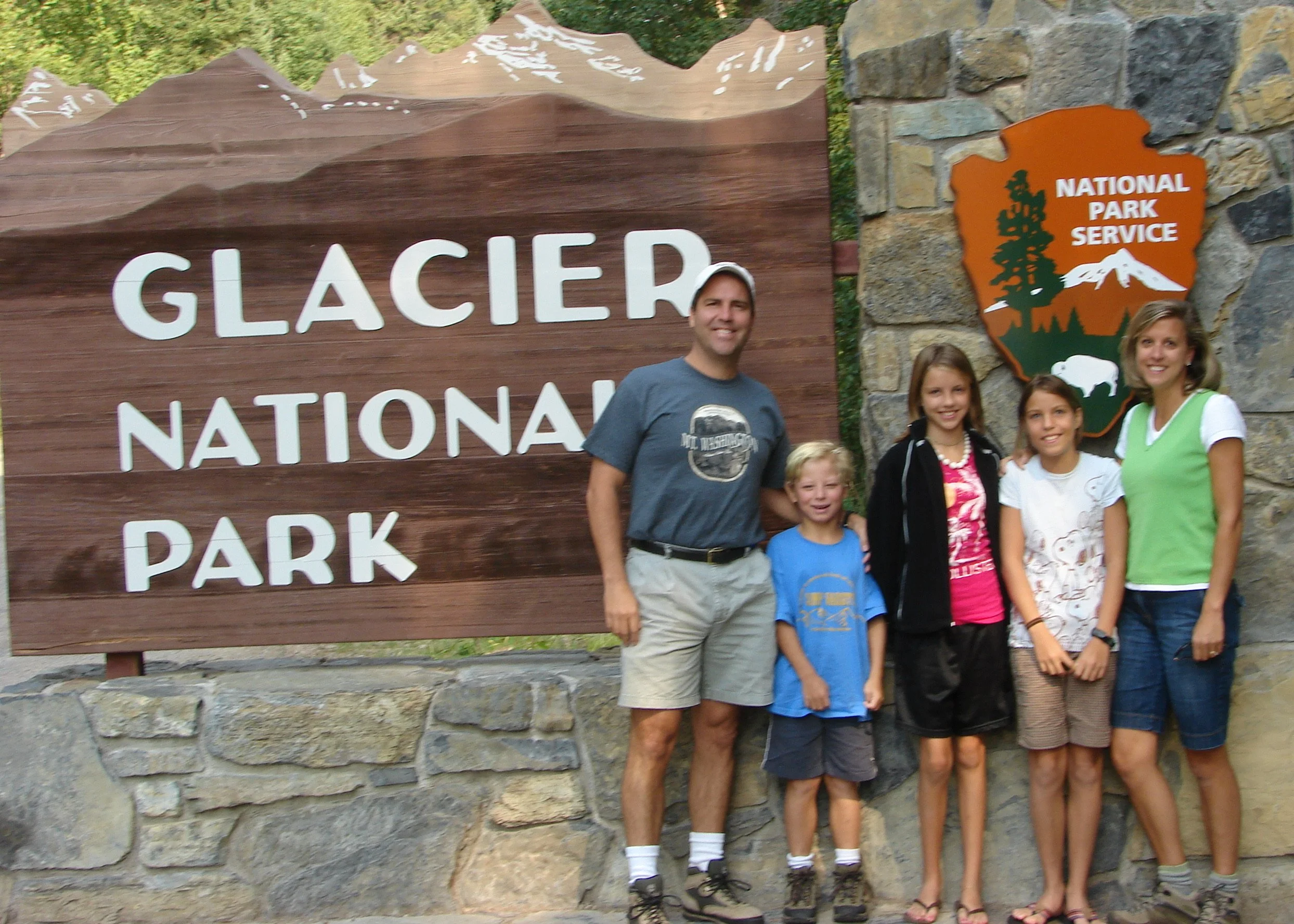 081207 Family at West Glacier Entrance.jpg