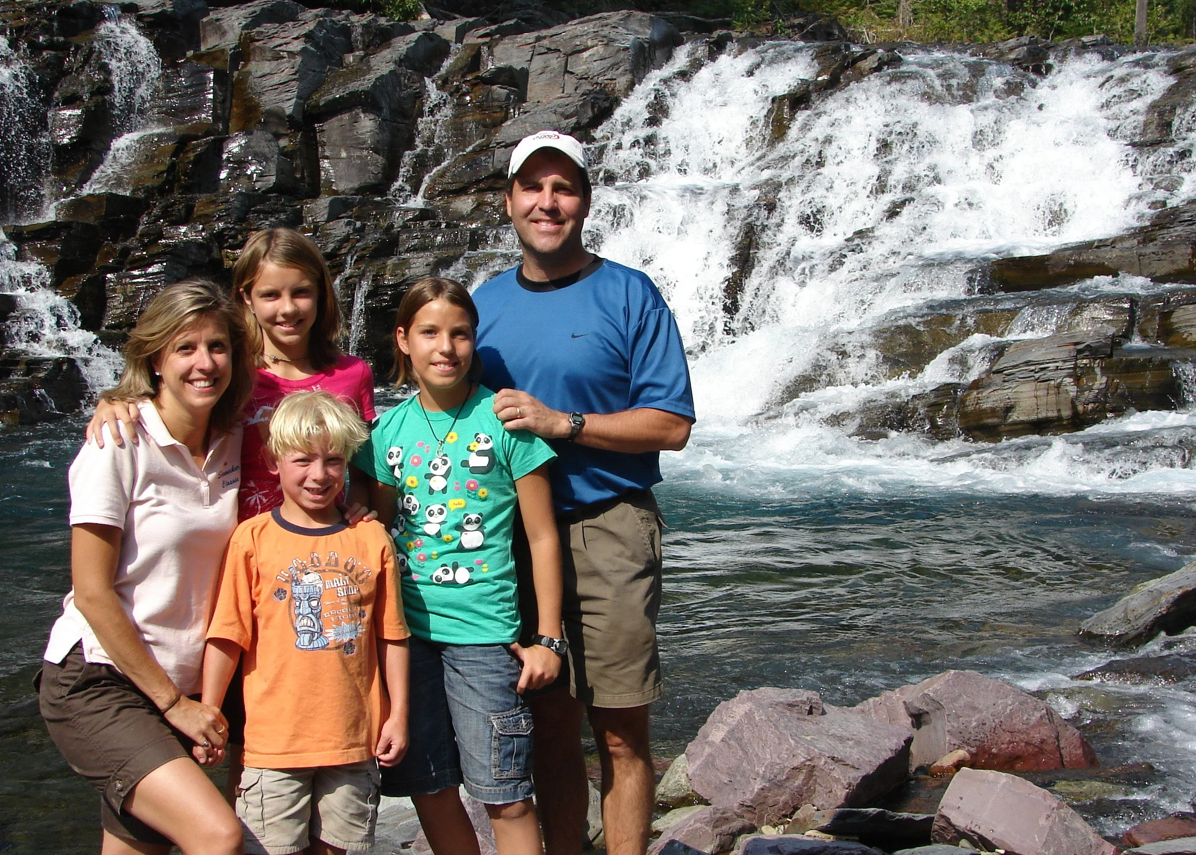 081407 Family at John Lake Trail Falls 2.jpg
