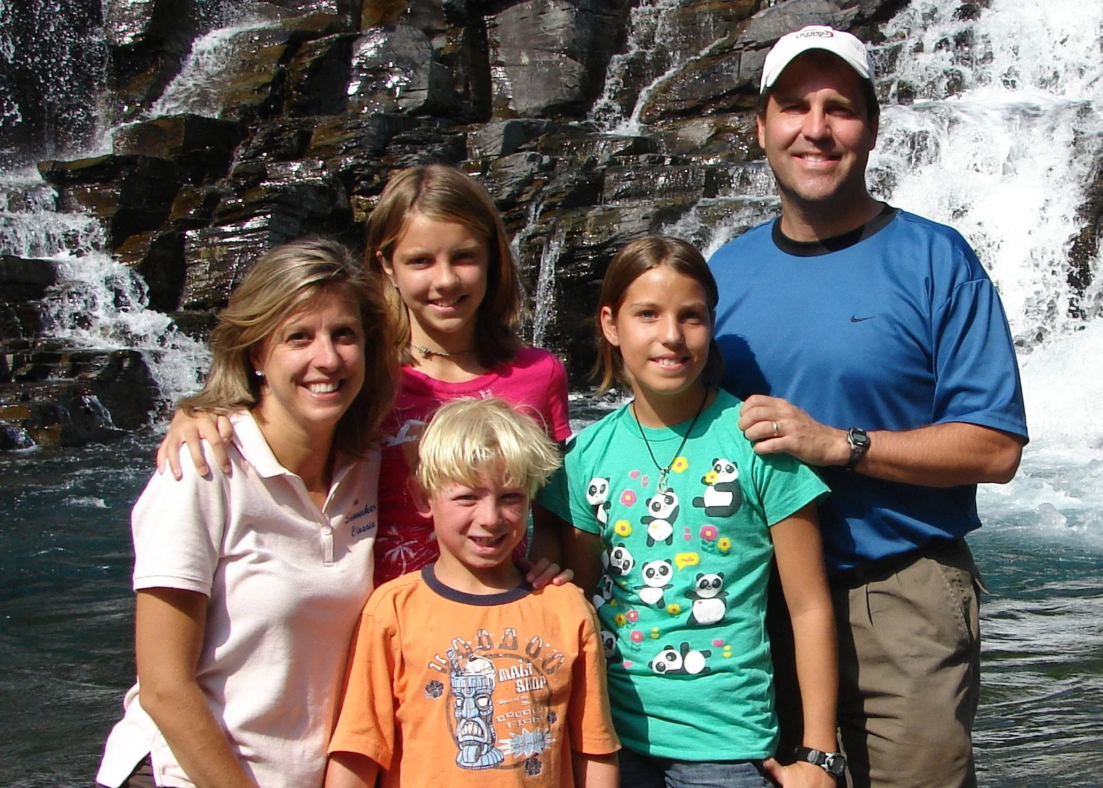 081407 Family at John Lake Trail Falls.jpg