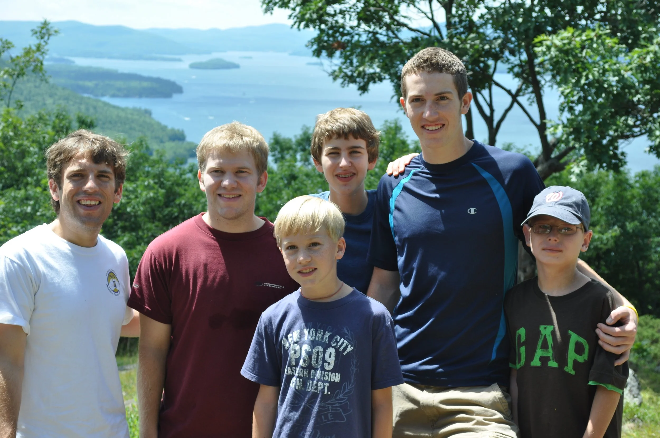 0710 Lake George Shelving Rock Boys.jpg