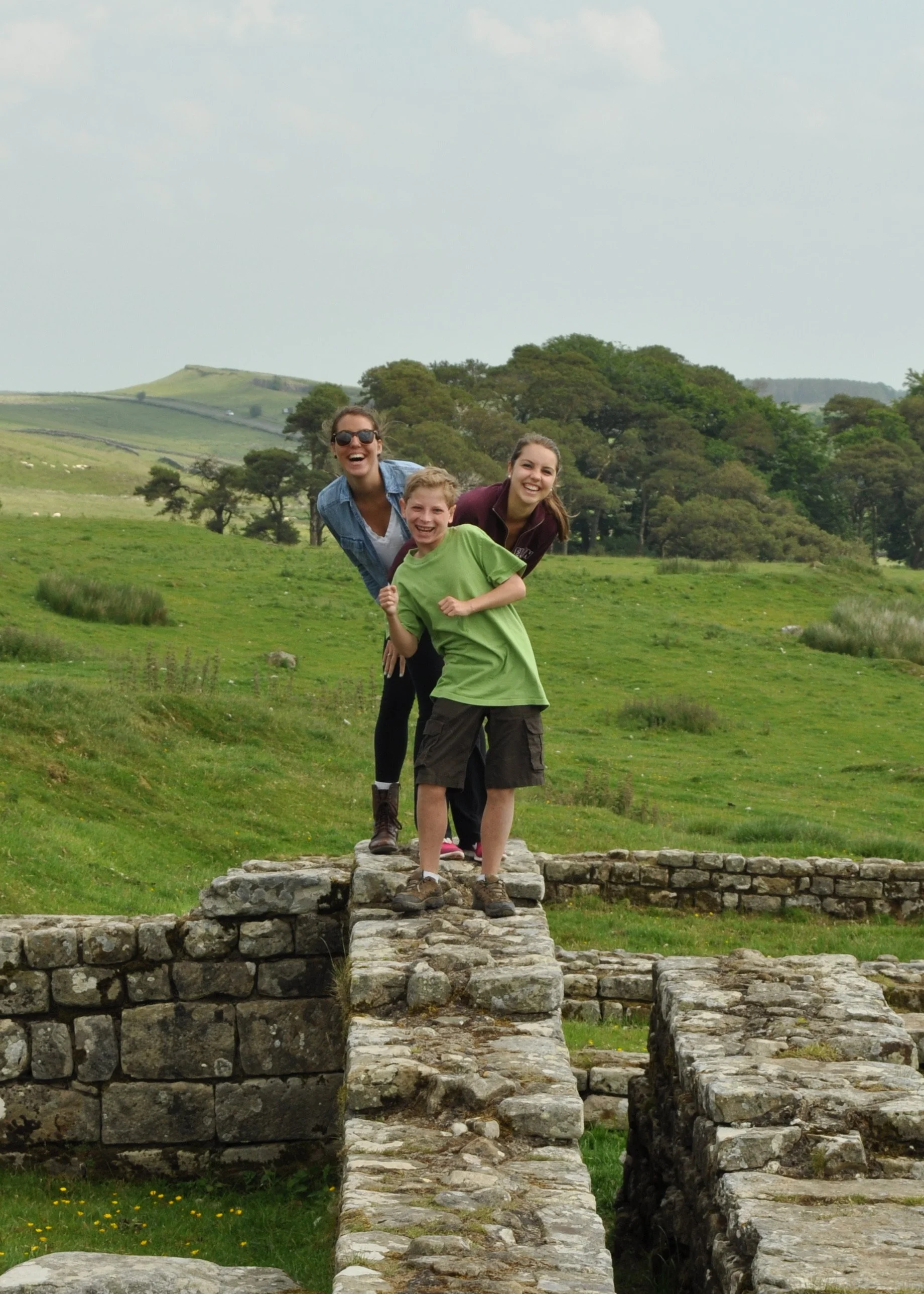 0713 Britain 03 Hadrian's Wall Kids.jpg