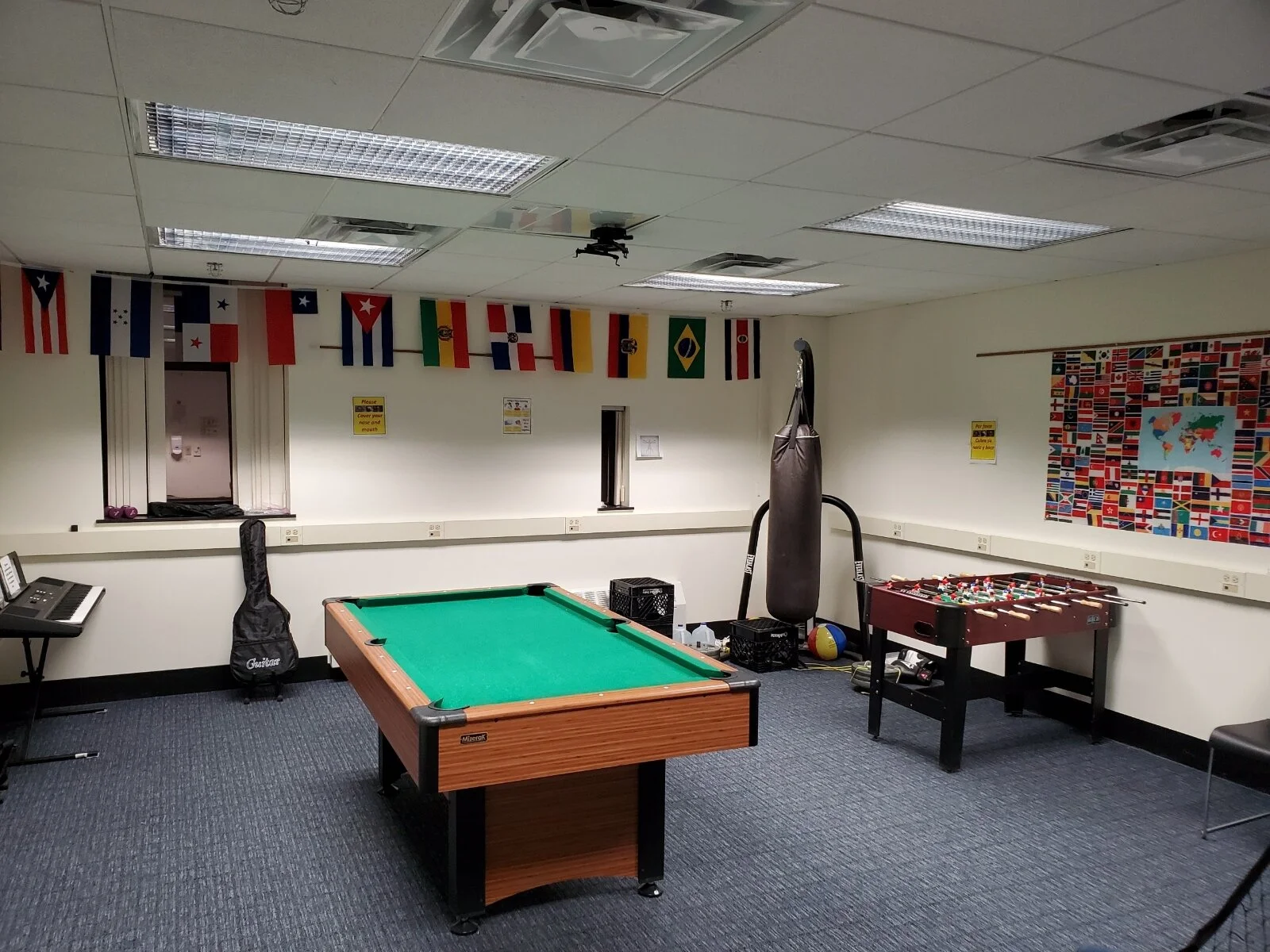 Activity room with pool and more