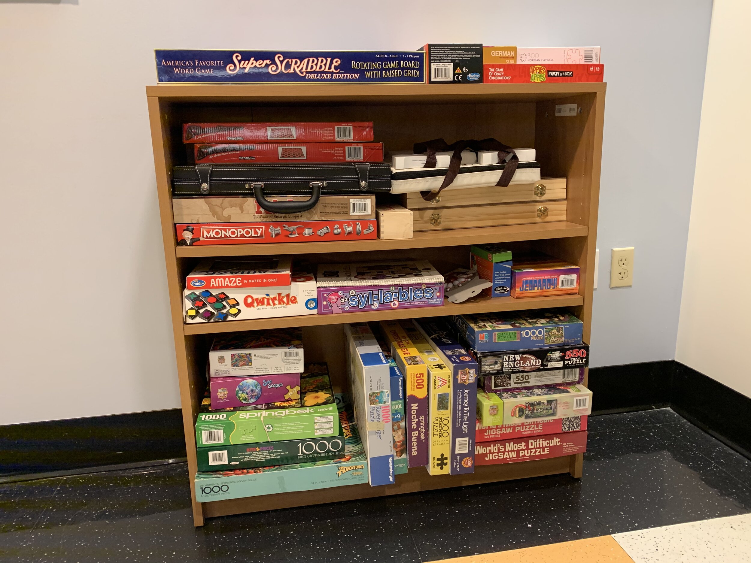 Lots of games and activities