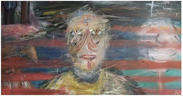 For Sale: Huge 2' x 4' acrylic and oil on canvas. I was enjoying a lot of cannabinoids when this was painted. I don't really care to paint like this now. The only drug I need now is Morrissey. If you like it it can be yours for $150. DM me and I'll d