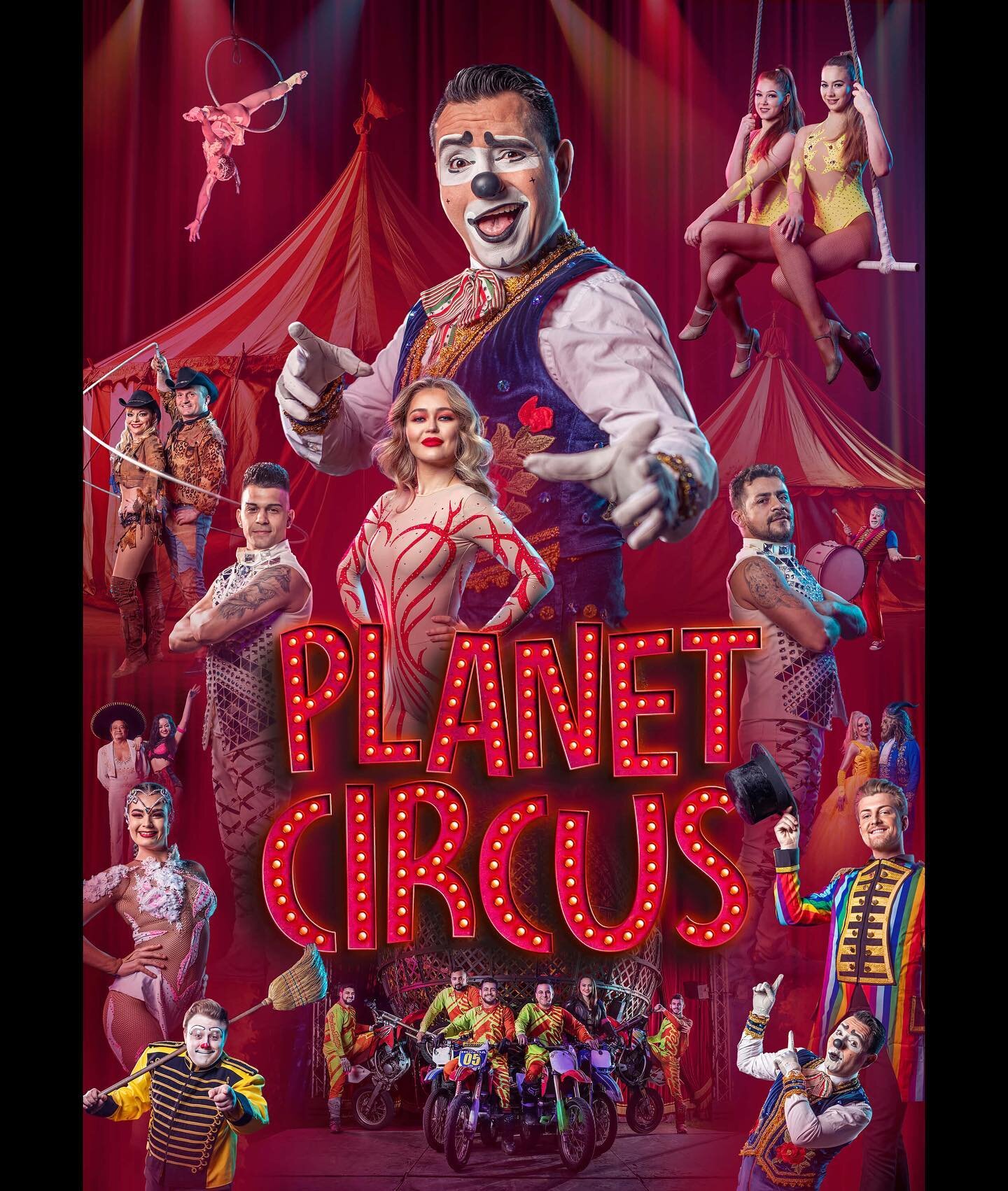 Portrait photography and retouching for Planet Circus. I shot each performer on location in their Big Top tent then created the composite poster in photoshop

#circus #keyartphotography #posterphotography #portraitphotography #keyart #advertisingphot