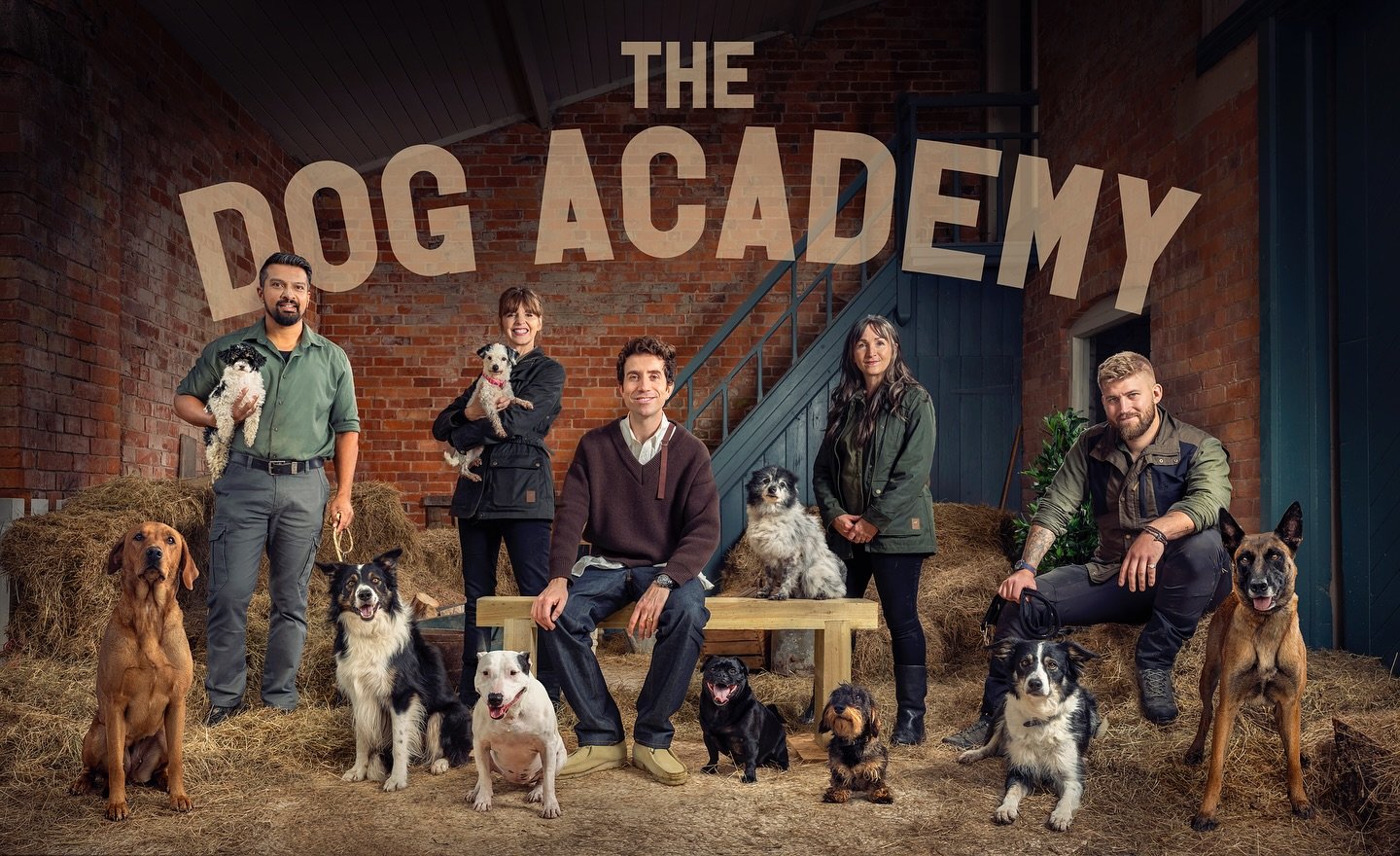 Key art photography for the second series of Channel 4&rsquo;s Dog Academy. The show is hosted by Nick Grimshaw along with 4 dog training experts who help owners with their troublesome pets.

#tvphotography #televisionseries #broadcastphotography #po