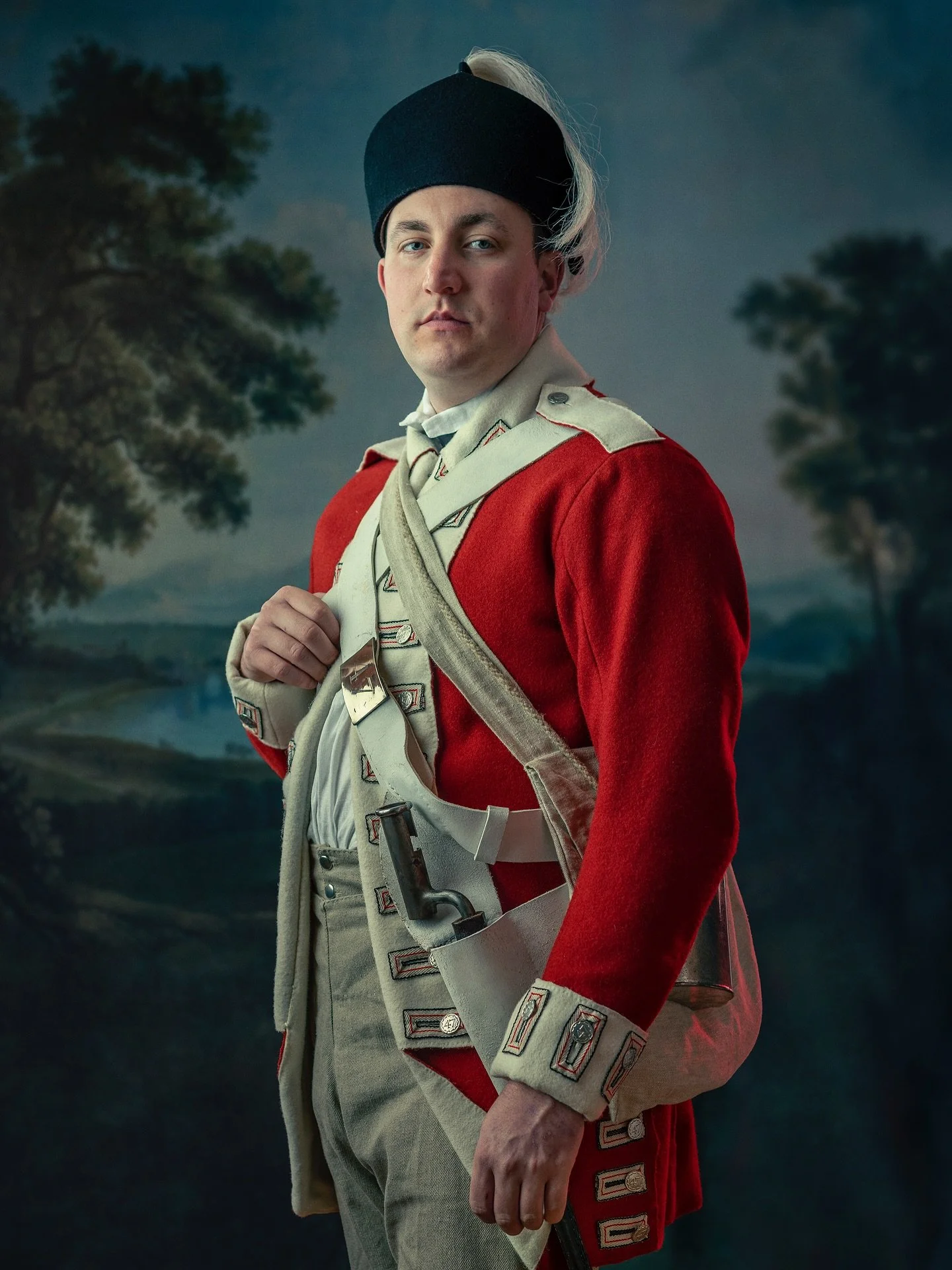 Portraits of living history re-enactor Peter Wood. His uniform is from American War of Independence circa 1777 and was the kind worn by a private in the 47th Regiment of Foot.
#americanwarofindependence #reenactorphotography #reenactor #reenactorsof