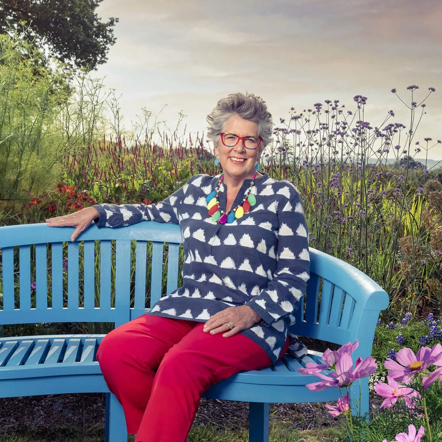 Portraits of Prue Leith taken at her Cotswolds home. She has just announced she is leaving Channel 4&rsquo;s Bake Off as at the age of 86, she now wants to spend summers enjoying her gardens.

#tvphotography #prueleith #broadcastphotography #portrait