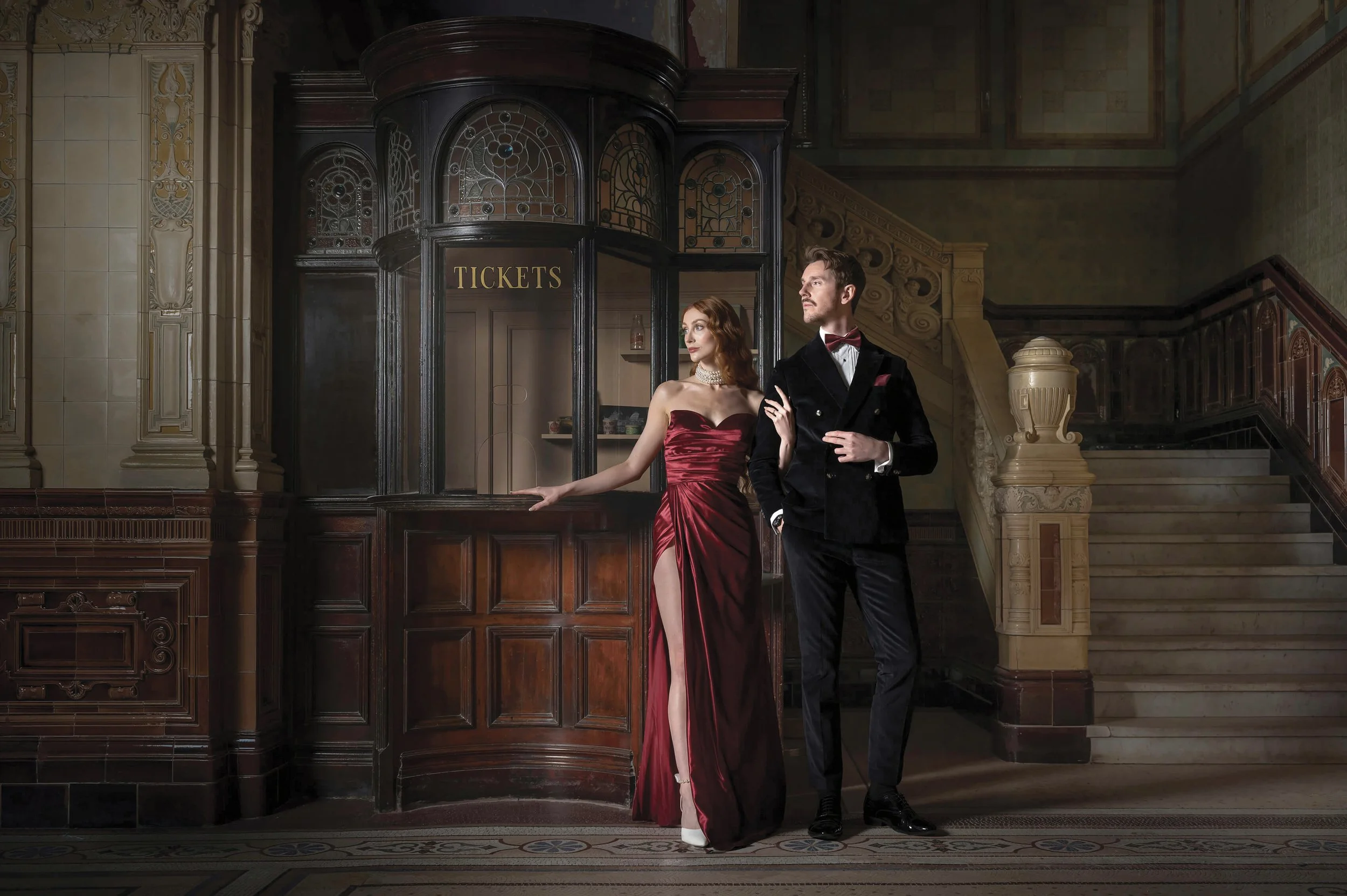 Zara and Roy theatre portrait