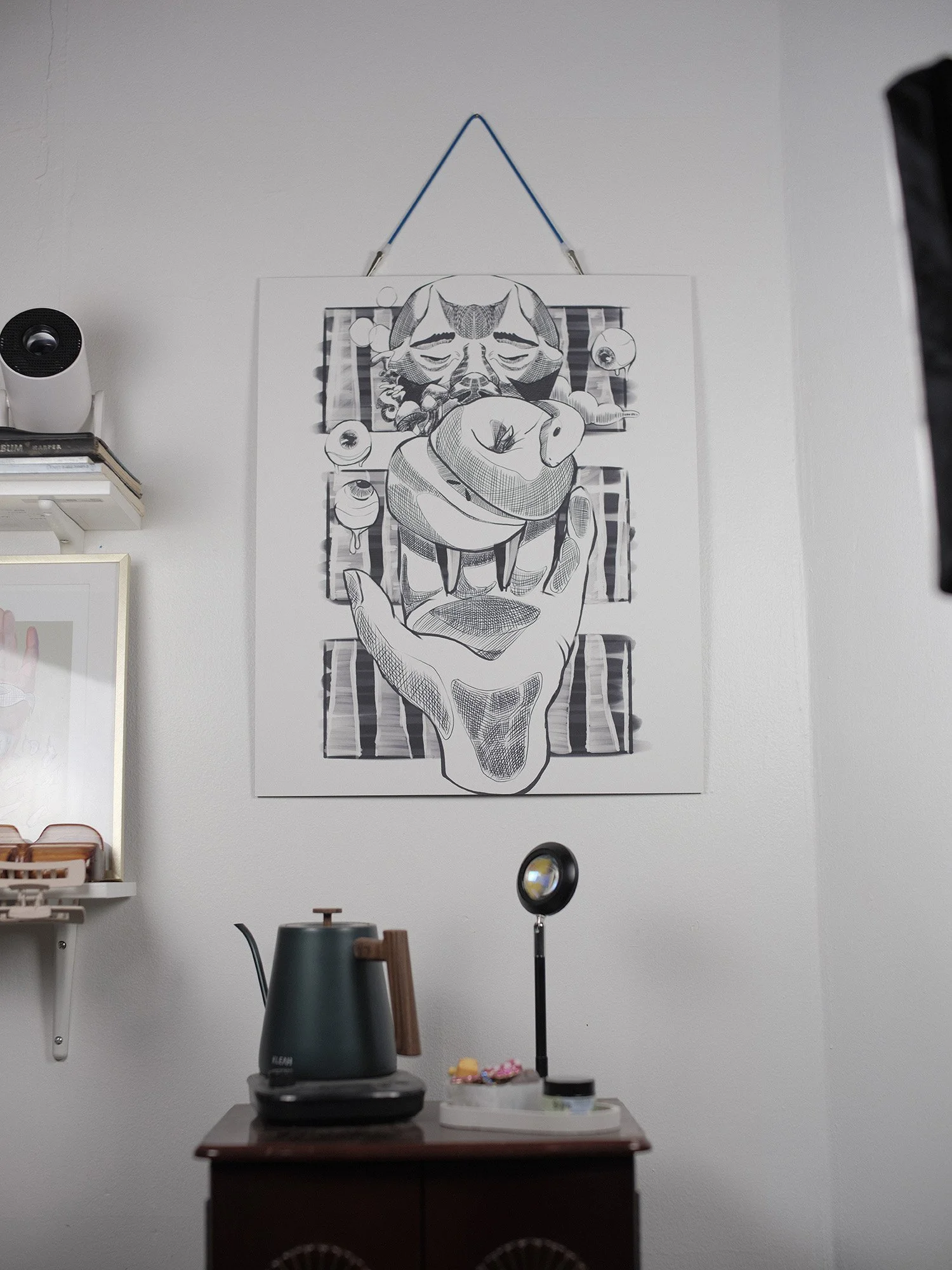 The Biggest Lie - Black/White Print on FoamCore