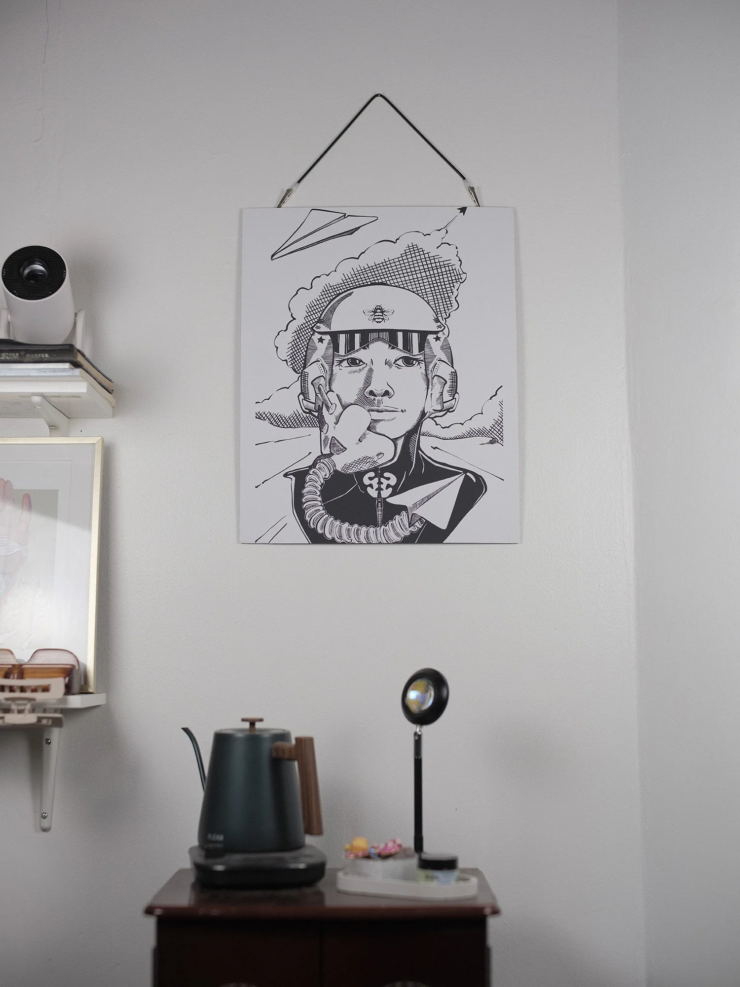 Composano-Berna - Black/White Print on FoamCore
