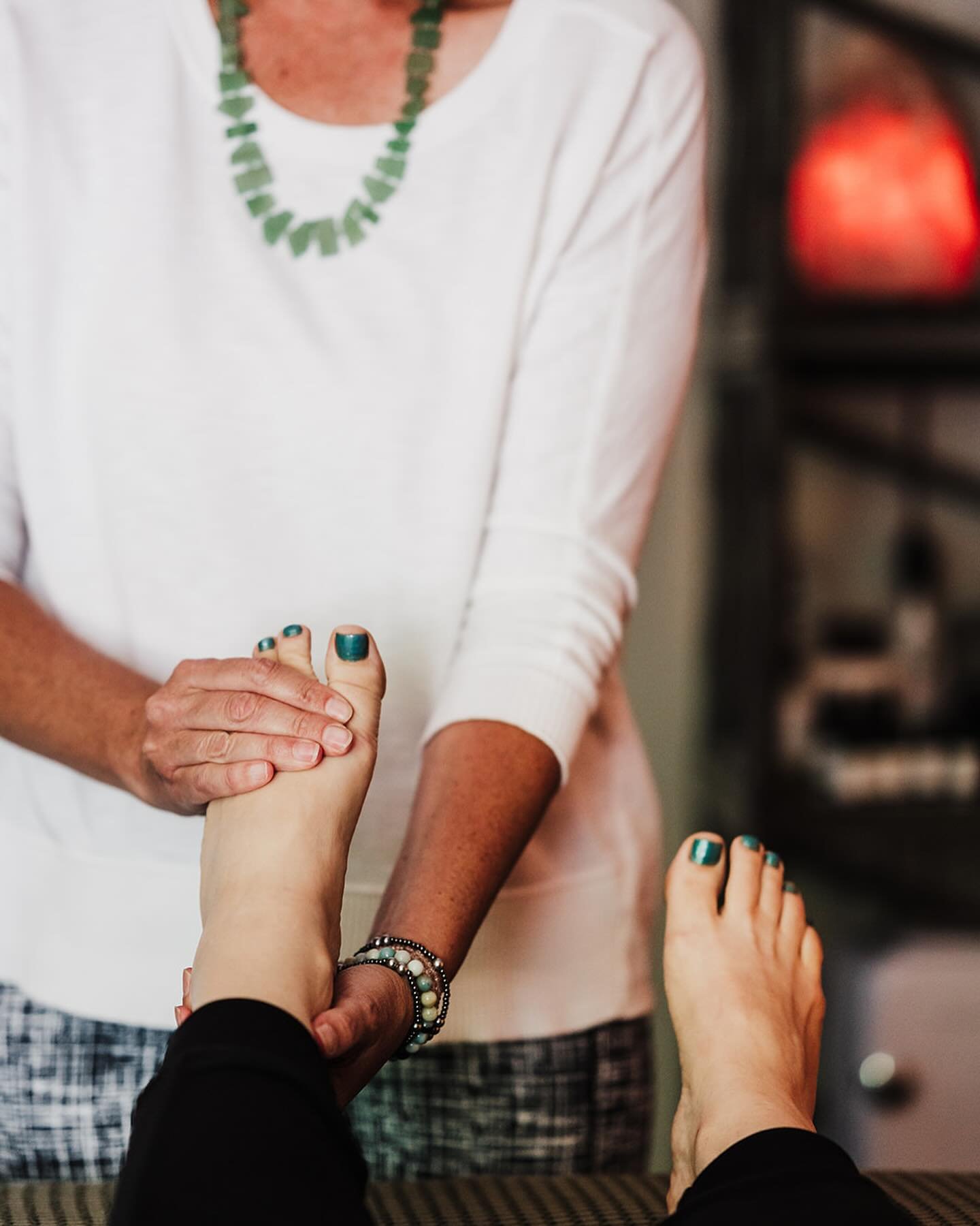 WHAT IS REFLEXOLOGY?

Reflexology is an ancient holistic therapy where gentle acupressure is applied to specific points on the feet and/or hands which correspond to the body organs and systems. Reflexology stimulates the body which eases stress and h