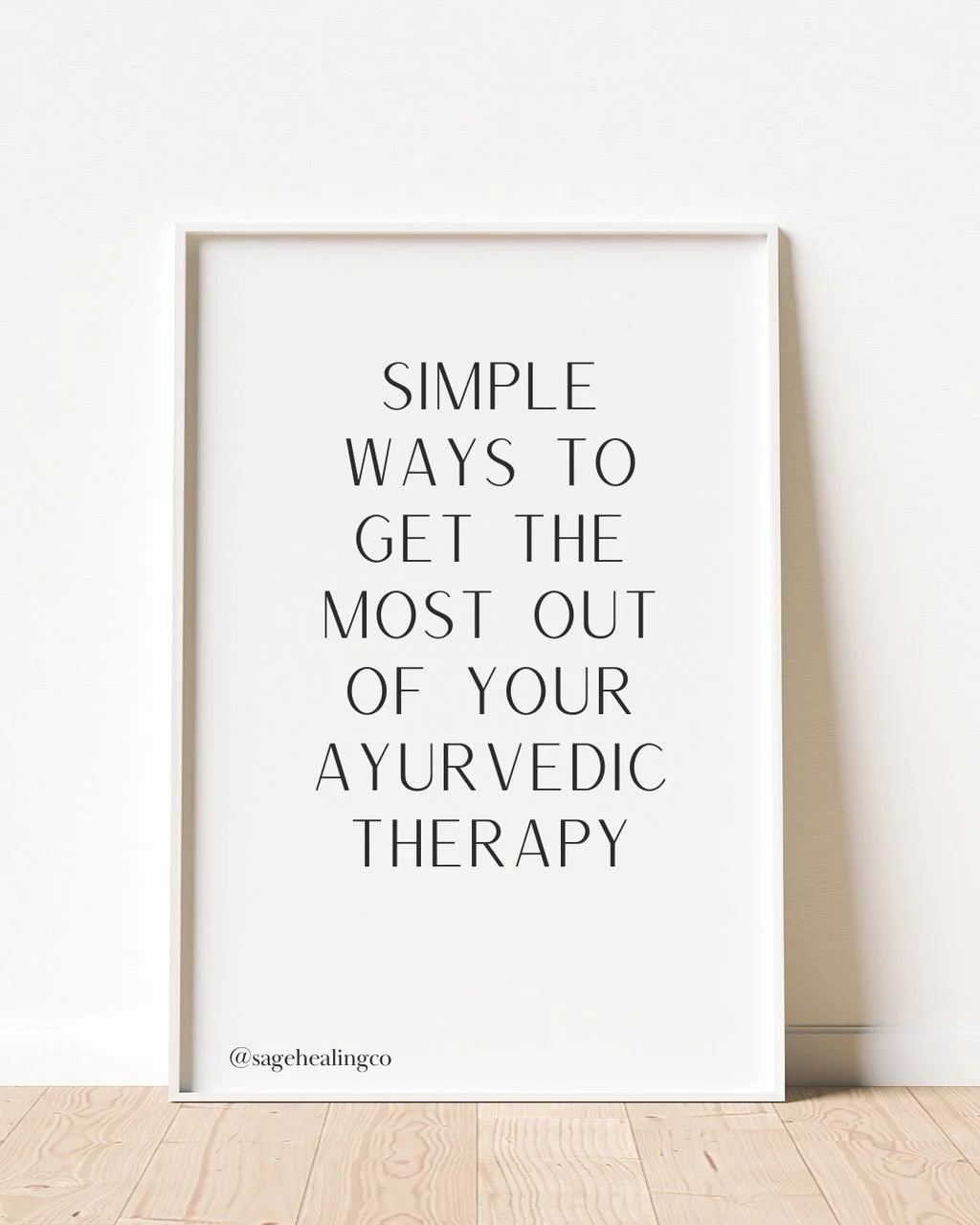 Ayurveda reminds us that healing is a practice.&nbsp;

A little intention before and after your treatment can help create space to slow down, listen to your body, and support the process.

Small choices, over time, become lasting wellness. ✨

#ayurve