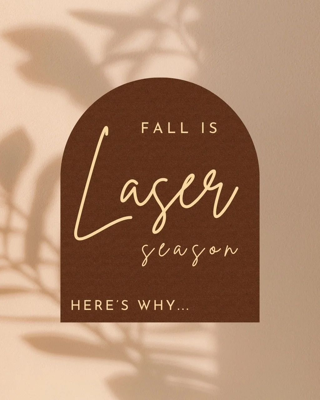 There&rsquo;s a reason fall is known as laser season! 🍂🤎

With less sun exposure, it&rsquo;s a great time to begin treatments like NOUVADerm and laser hair removal.

Both require time and consistency, making fall the perfect season to start giving 