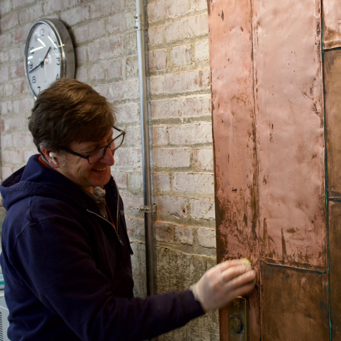 Did you know that we have 5 of the building&rsquo;s original copper clad doors in our lower level space?

Some people who remember The Substation prior to 1971 - back when it was in operation supplying power for local trollies - report that the MBTA 