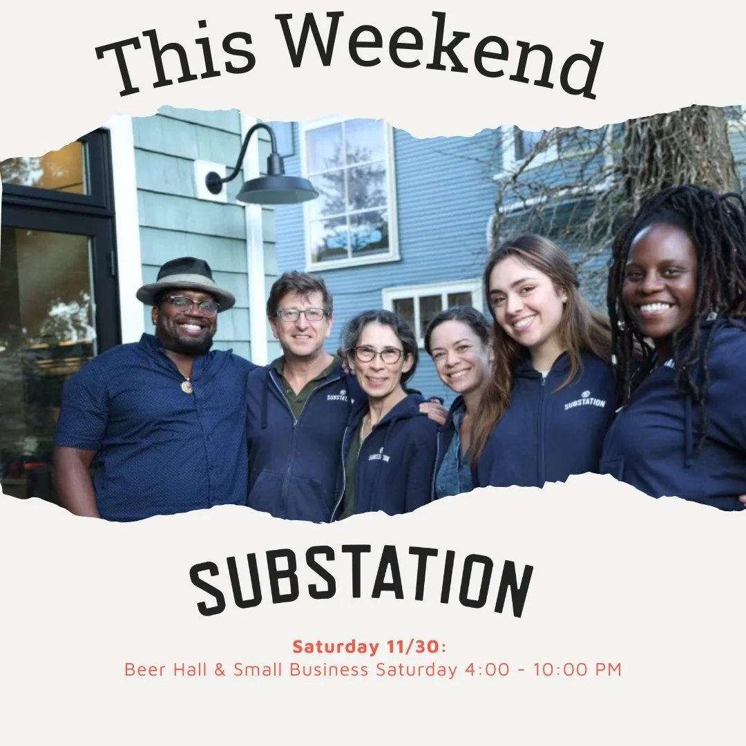 Happy Thanksgiving from The Substation! 🦃🍂
We’re grateful for our amazing team, community, and all the local support that makes this space so special. We look forward to Small Business Saturday on 11/30 as we celebrate today! Join us at the