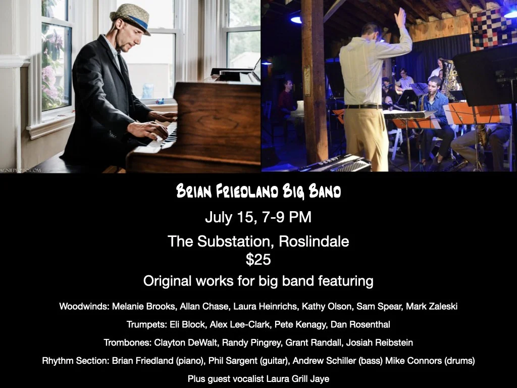 Brian Friedland Big Band Concert!
