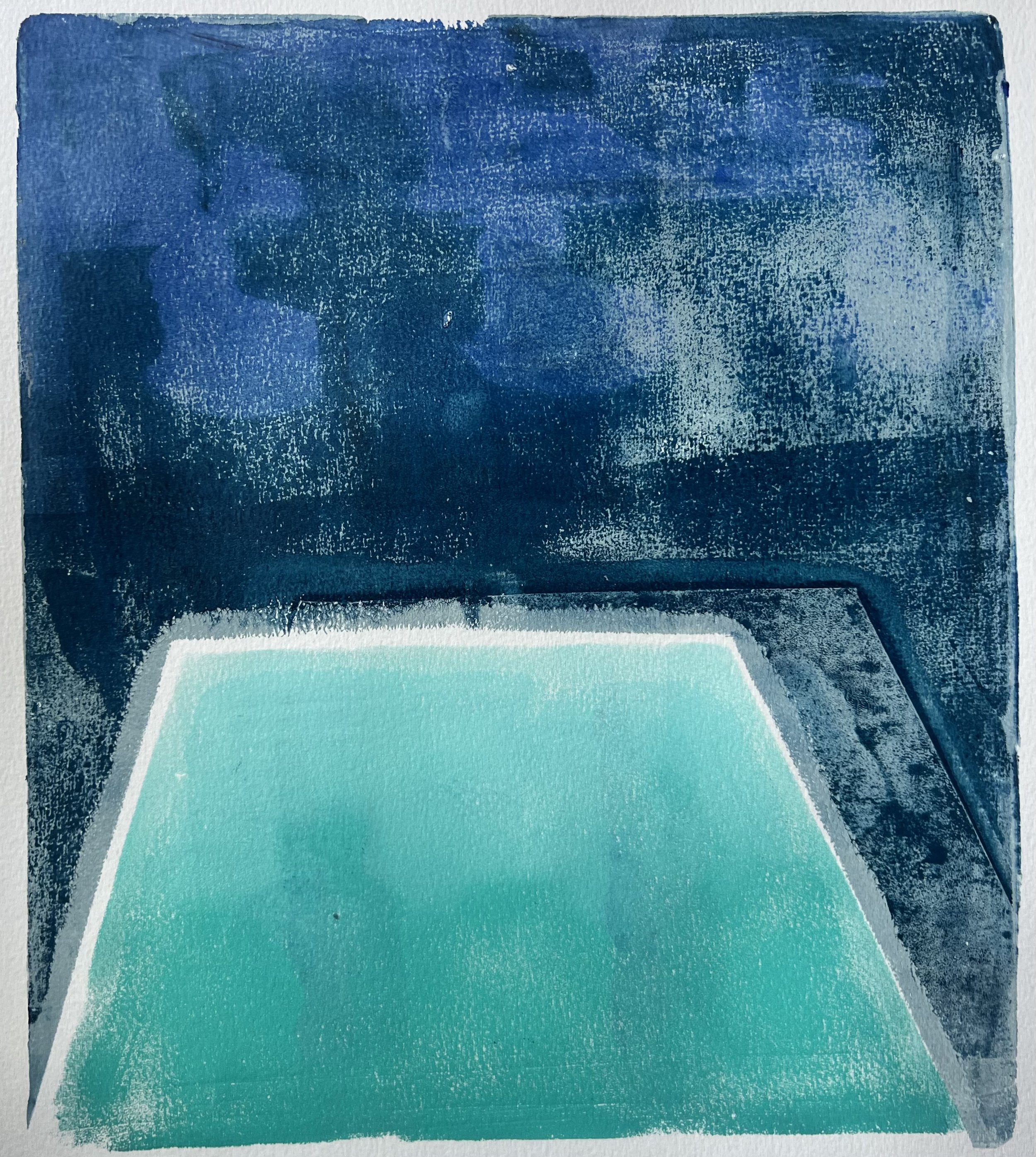 "evening pool"