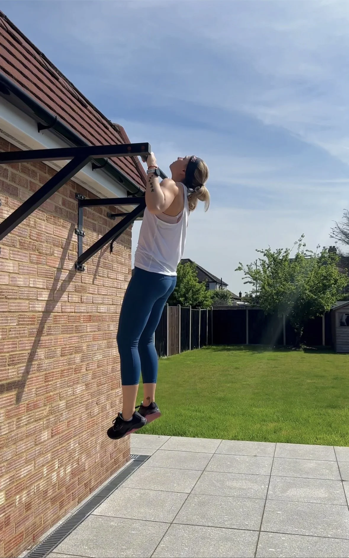 girl doing strength training