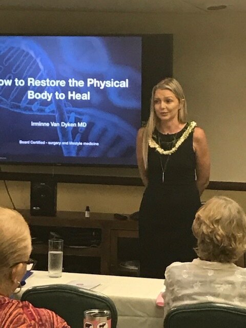  Dr. Irminne Van Dyken teaches lifestyle medicine 