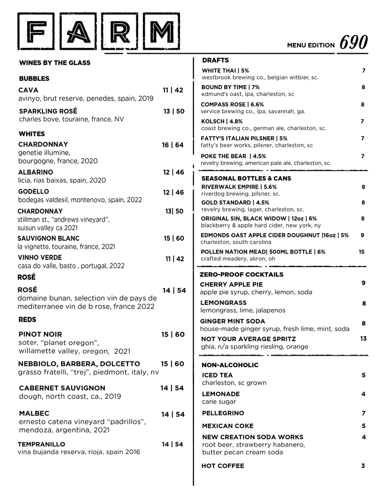 SUNDAY BRUNCH — FARM BLUFFTON