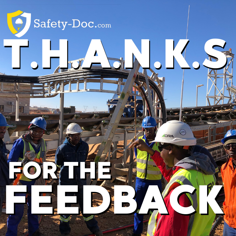 T.H.A.N.K.S. for the Feedback