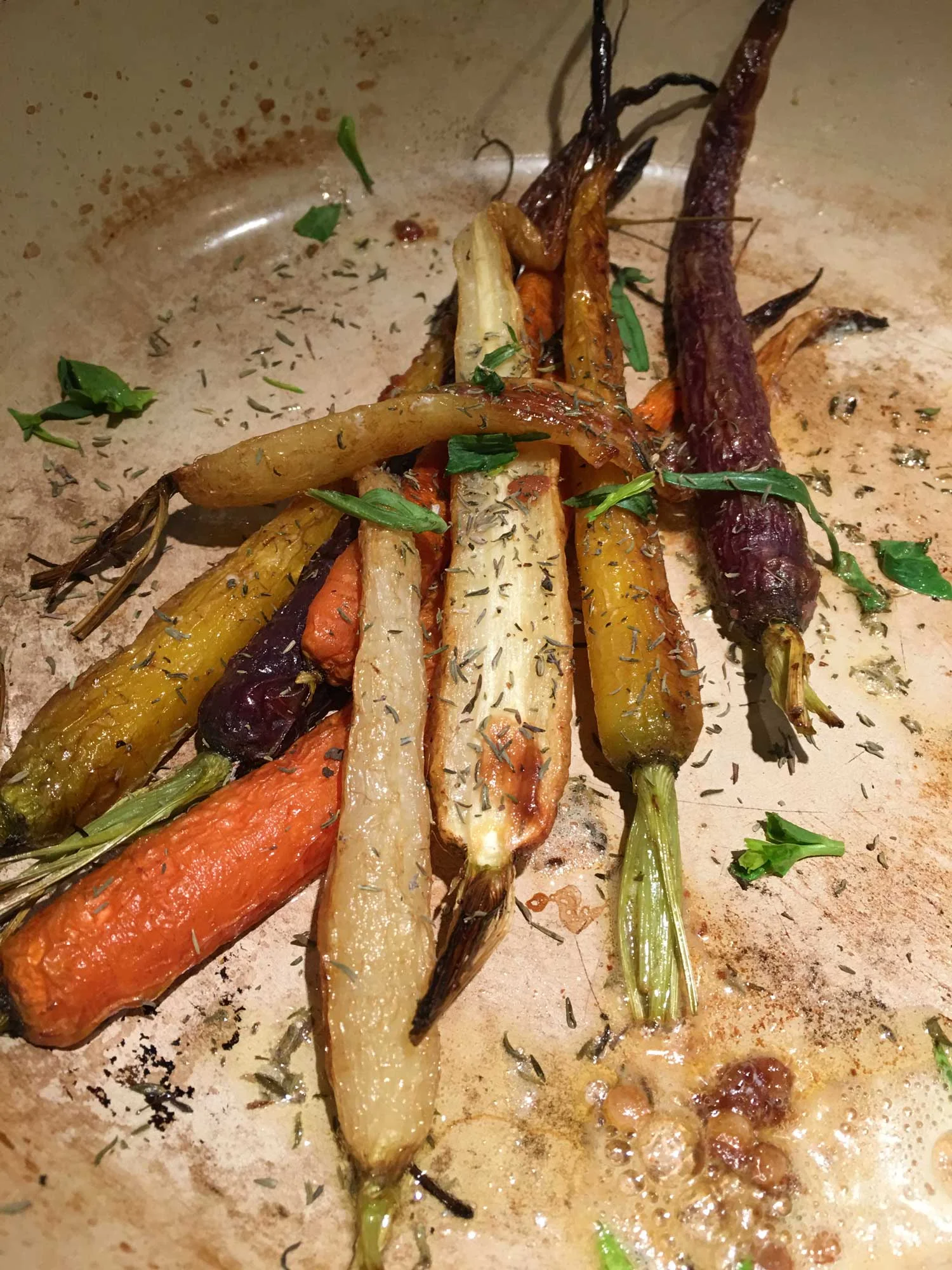 Glazed Carrots with Sherry Reduction