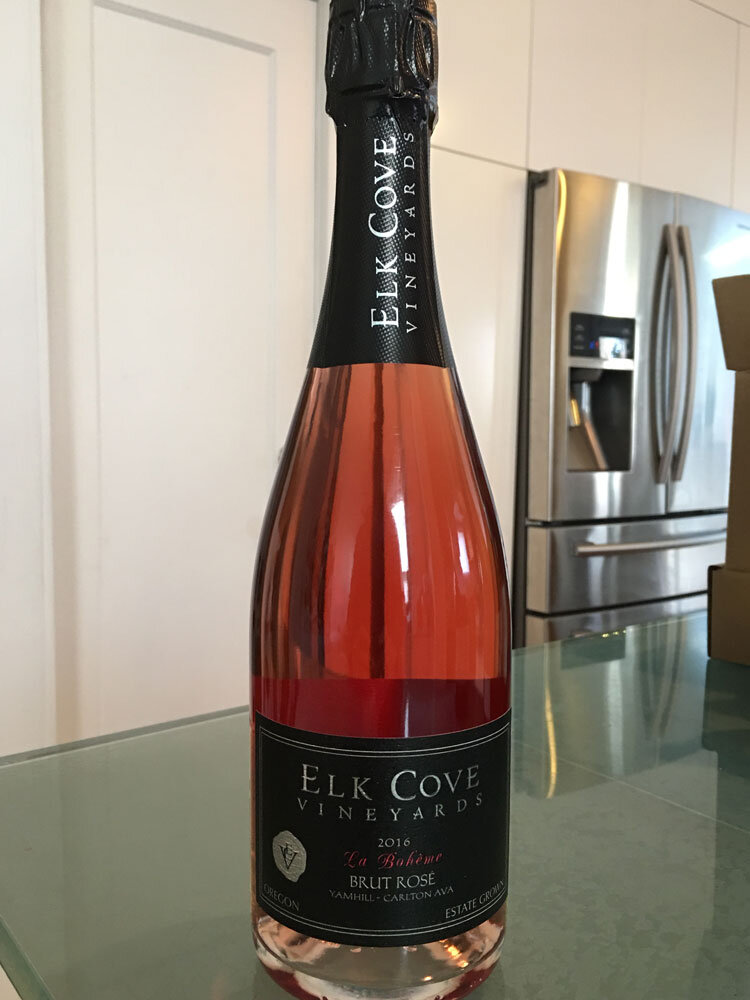 Thanks to Elk Cove Vineyards and Shirley Brooks for this lovely sparkling