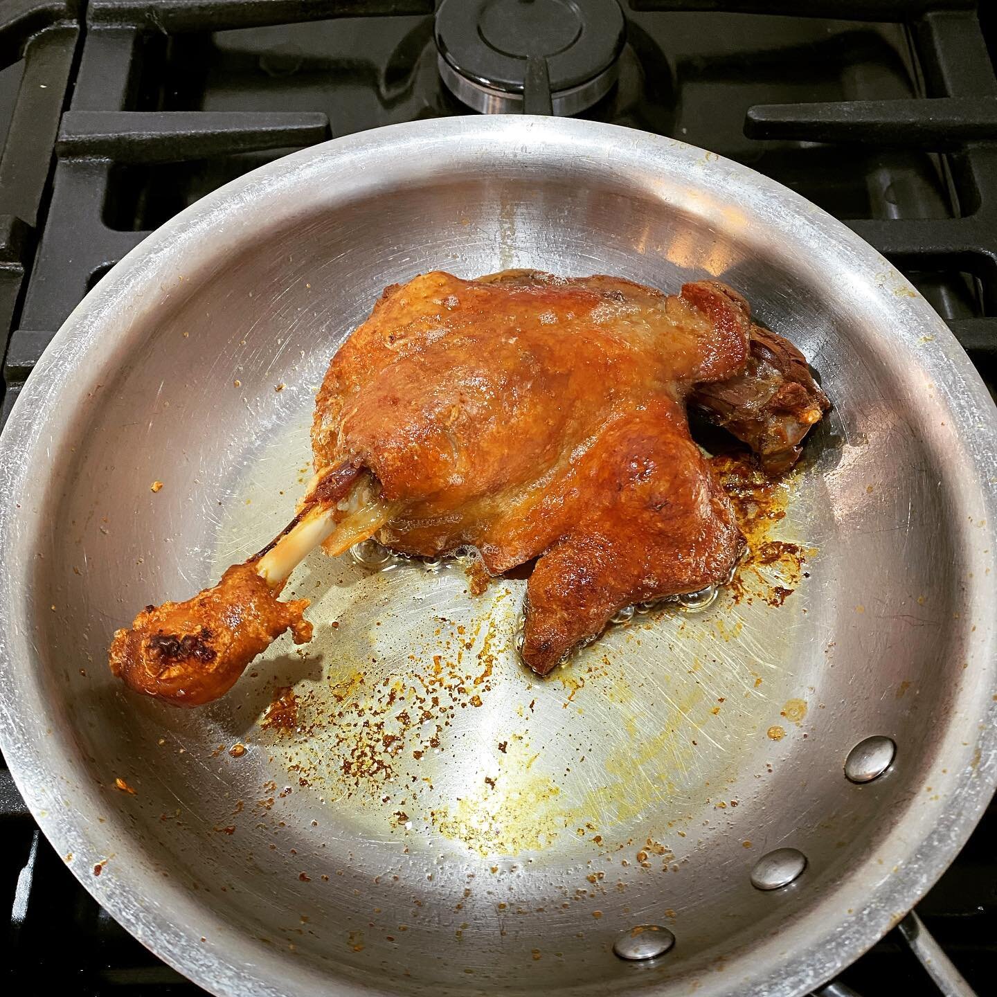Dinner for one. 
#dinnerforone #duckconfit #frenchcooking ing #confit