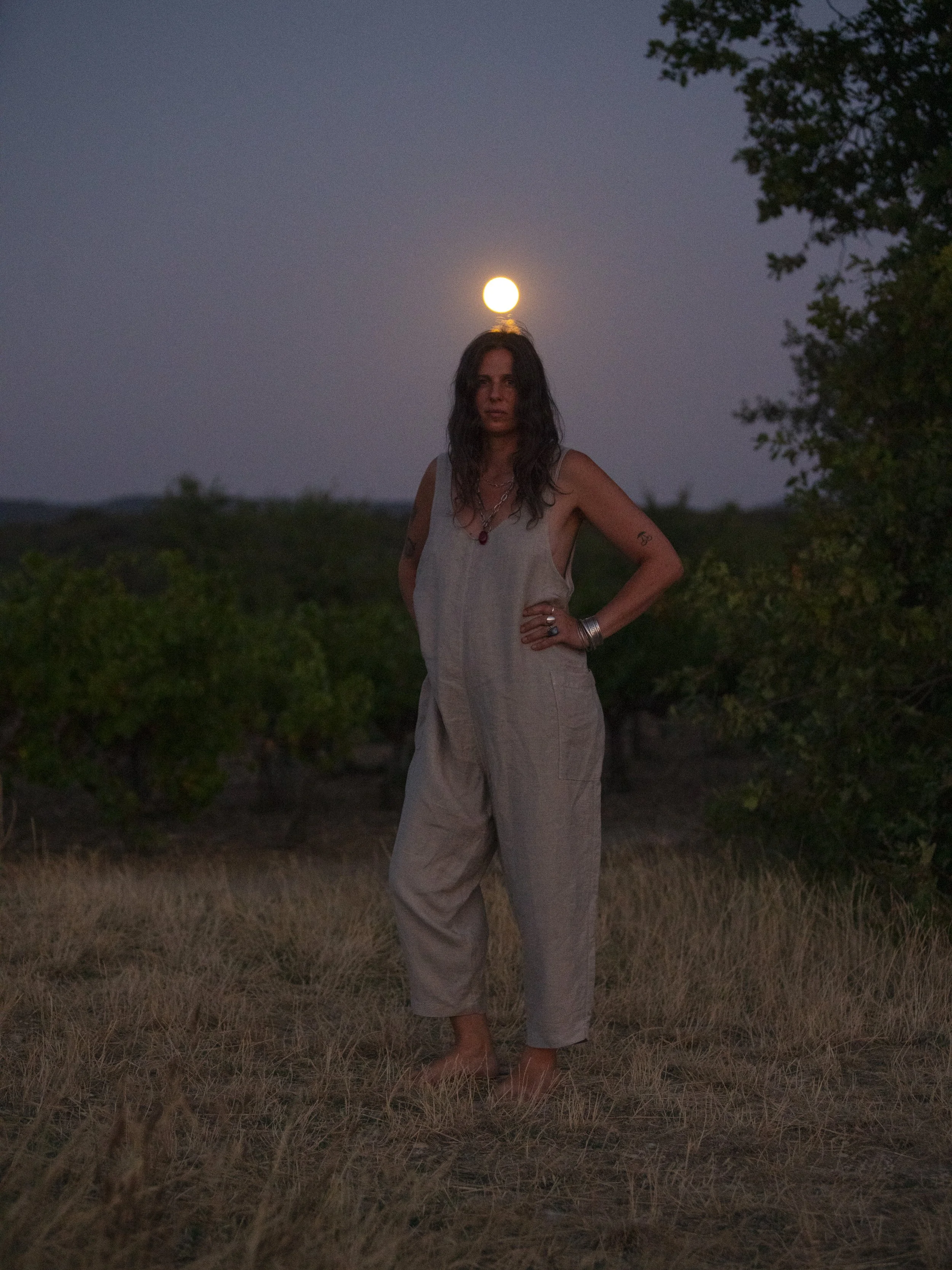 Original overalls  - Natural silver oatmeal - Linen