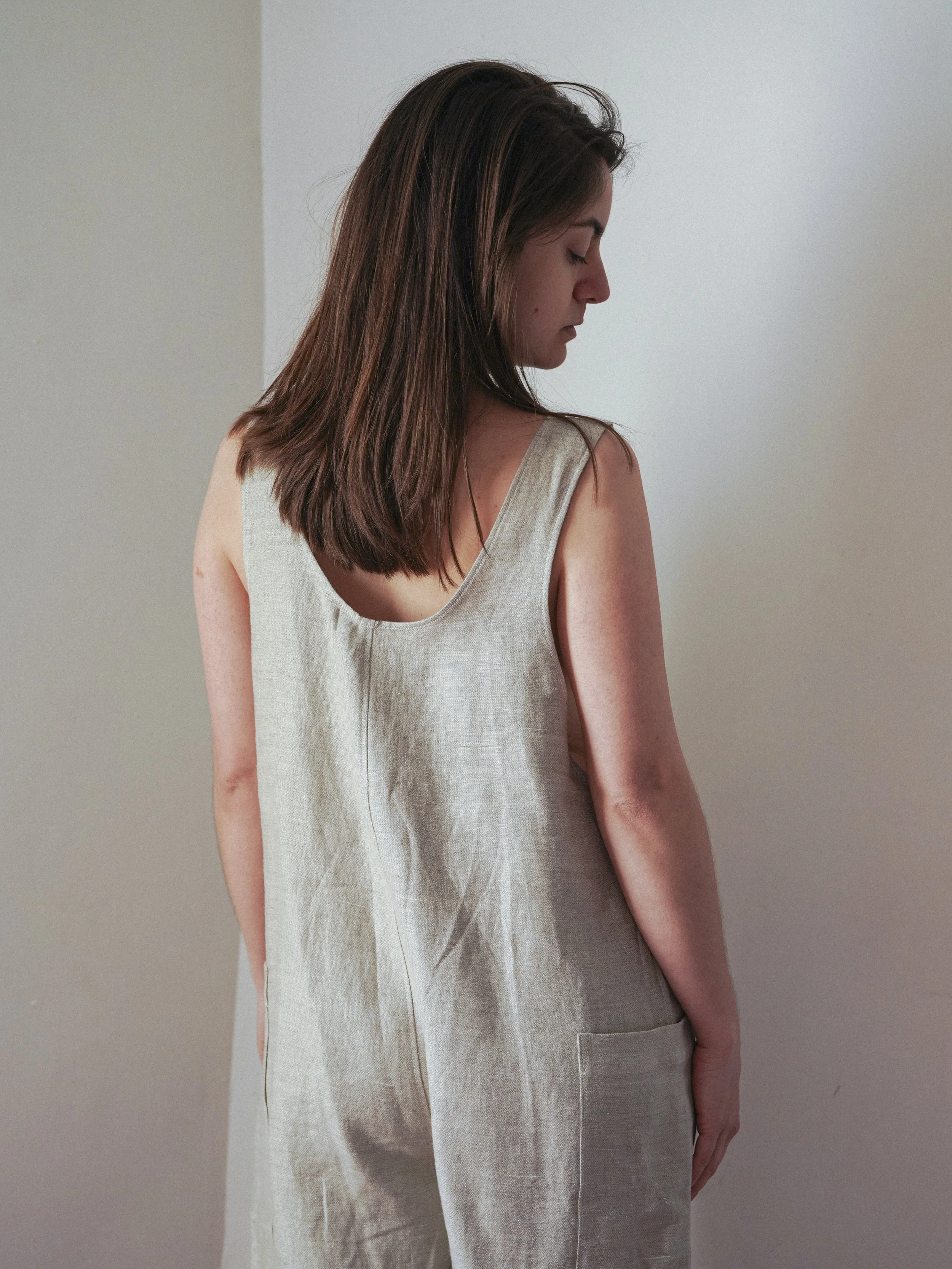Original overalls  - Natural silver oatmeal - Linen