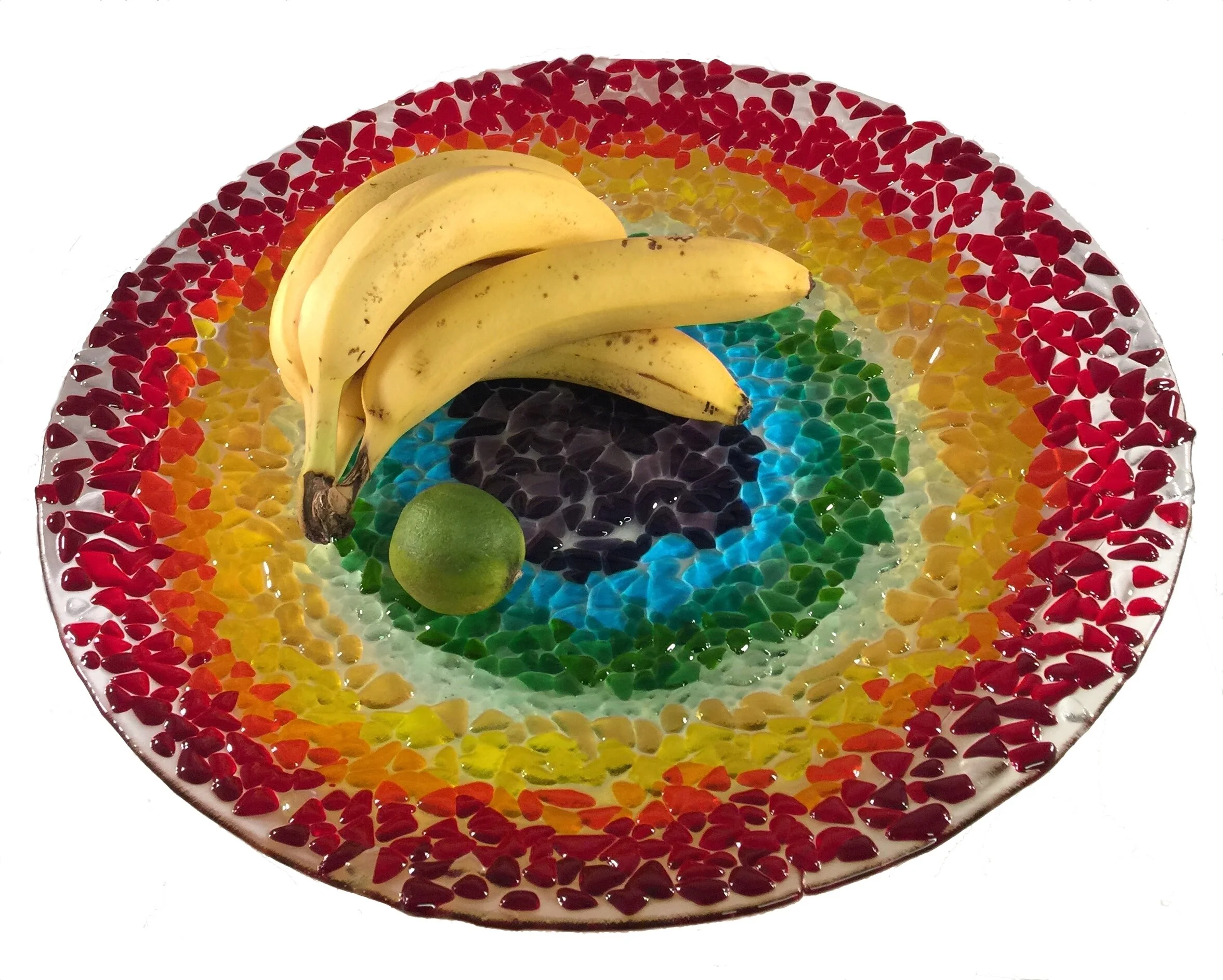Rainbow Platter- 19" x 1/2" - $400