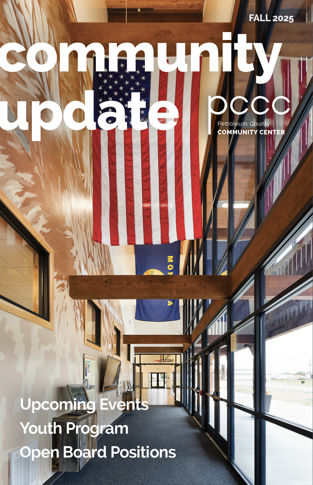 Flag in Entryway of PCCC