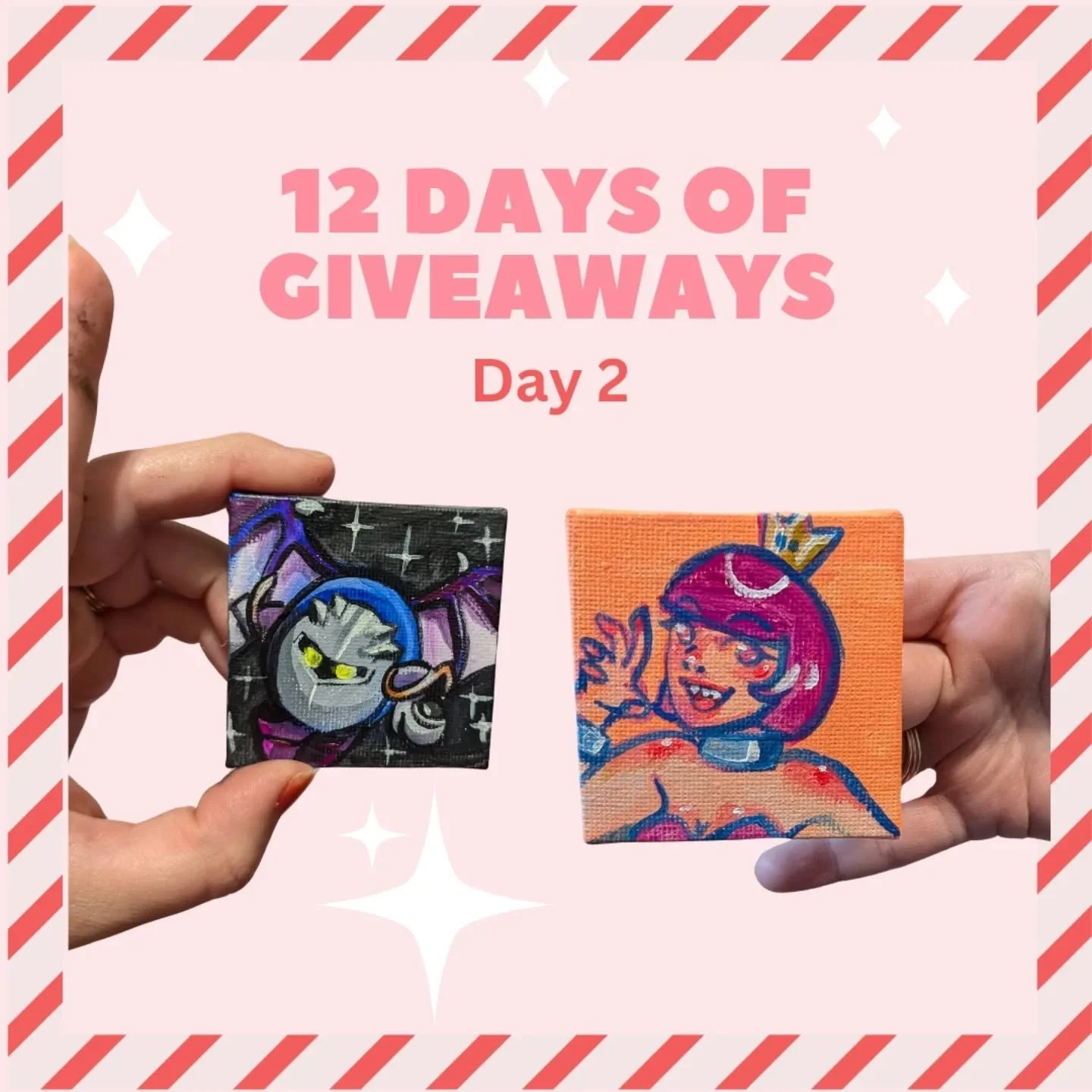🎶On the second day of giveaway my Rori gave to me🎵
🎉A custom painted Magnet🎉
To Enter:
🎵Follow this account
🎵Like this post
🎵Tag three friends and comments what you'd want painted on a magnet!
The winner will be chosen tomorrow at noon and a