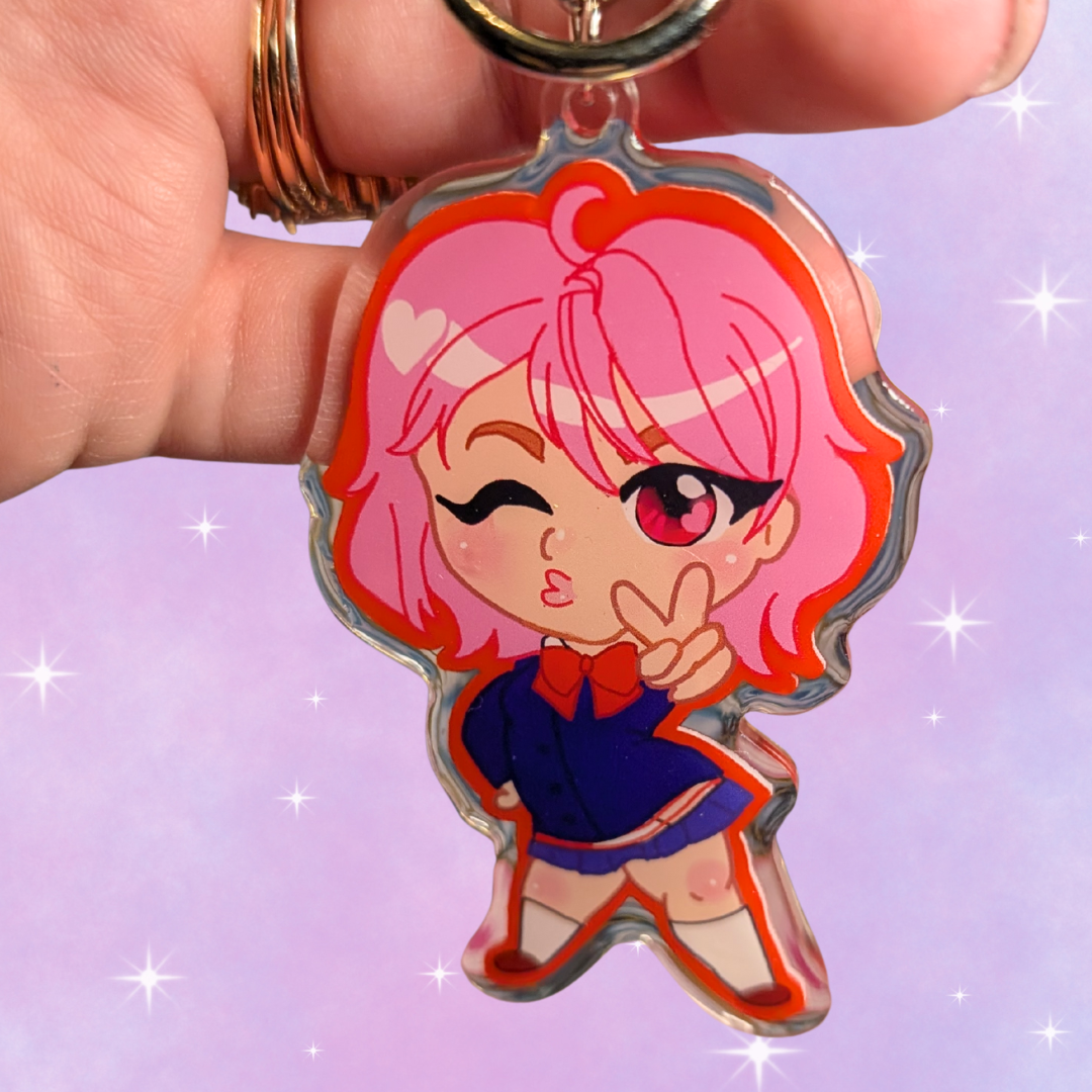 Aira Double-Sided Keychain