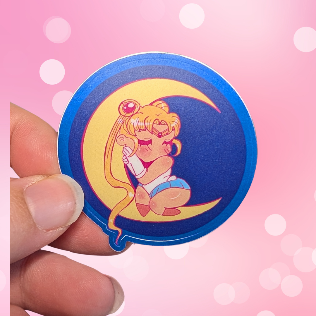 Sleeping Magical Girl mini sticker