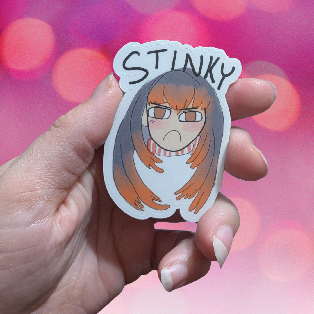 Stinky sticker