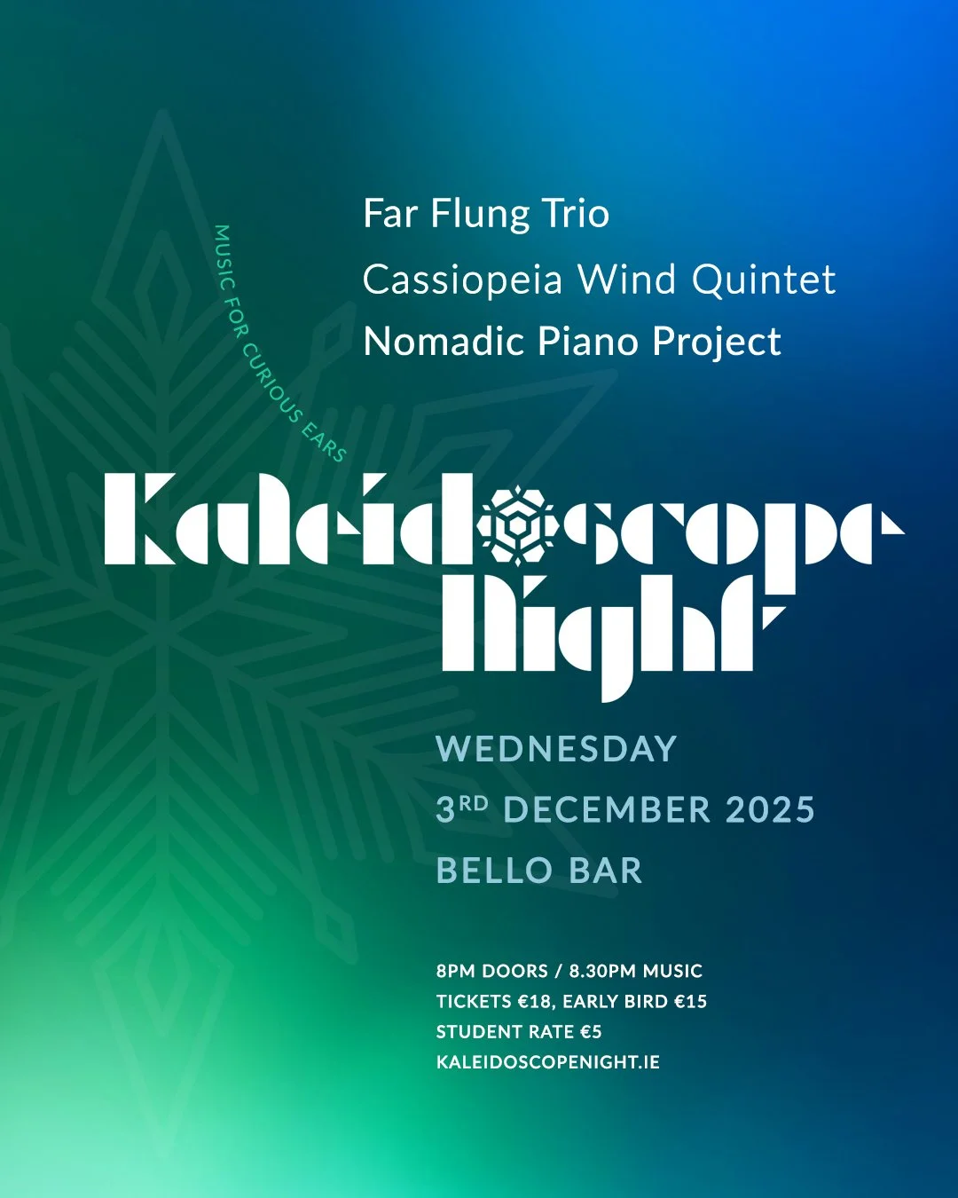 Kaleidoscope Night Dec 2025