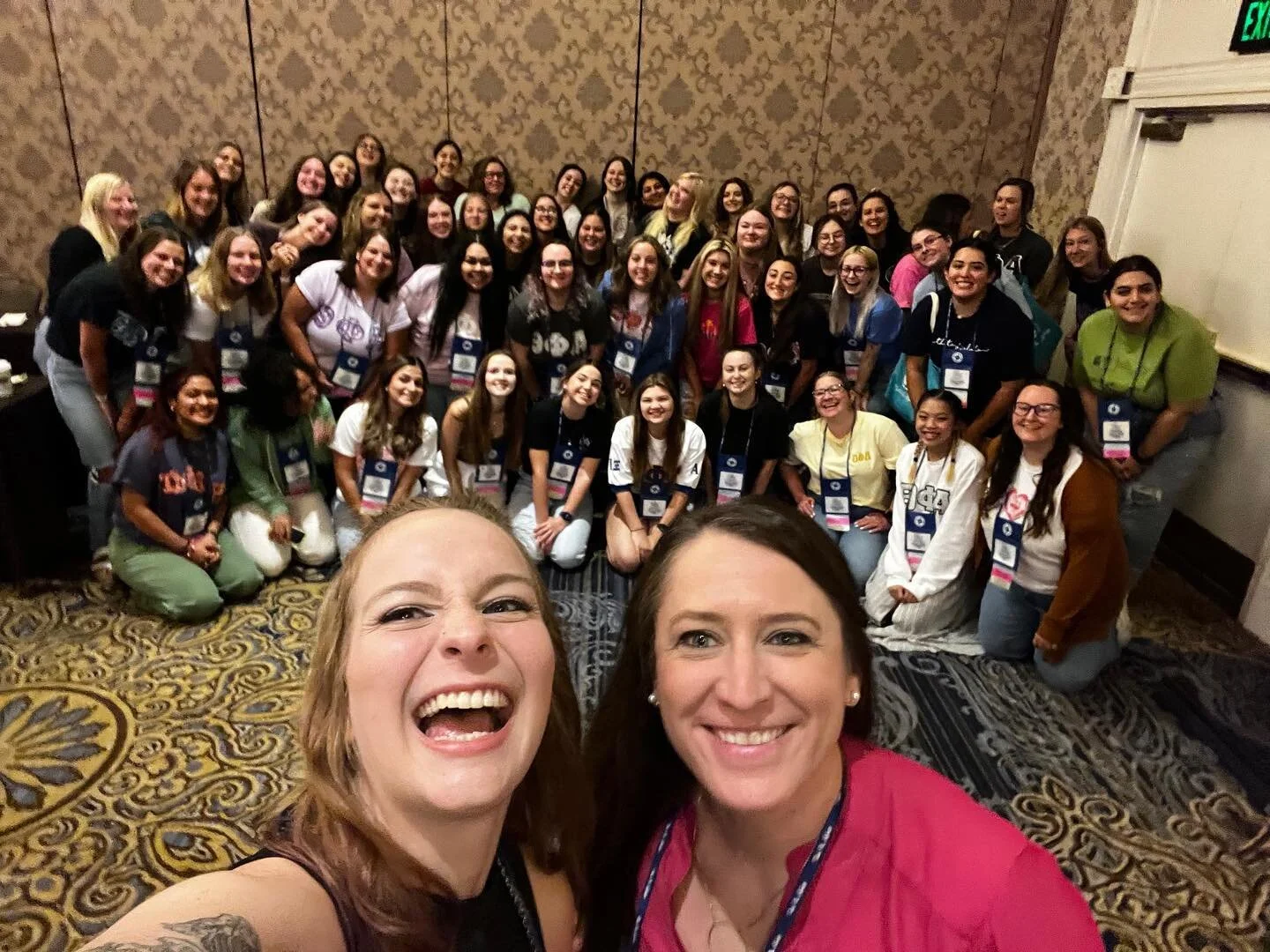 Loved getting to spend time at @thetaphialpha_national Convention in Memphis, TN with our Chapter Presidents. Always a pleasure to learn more about our chapters! Thanks everyone!! 💙💛