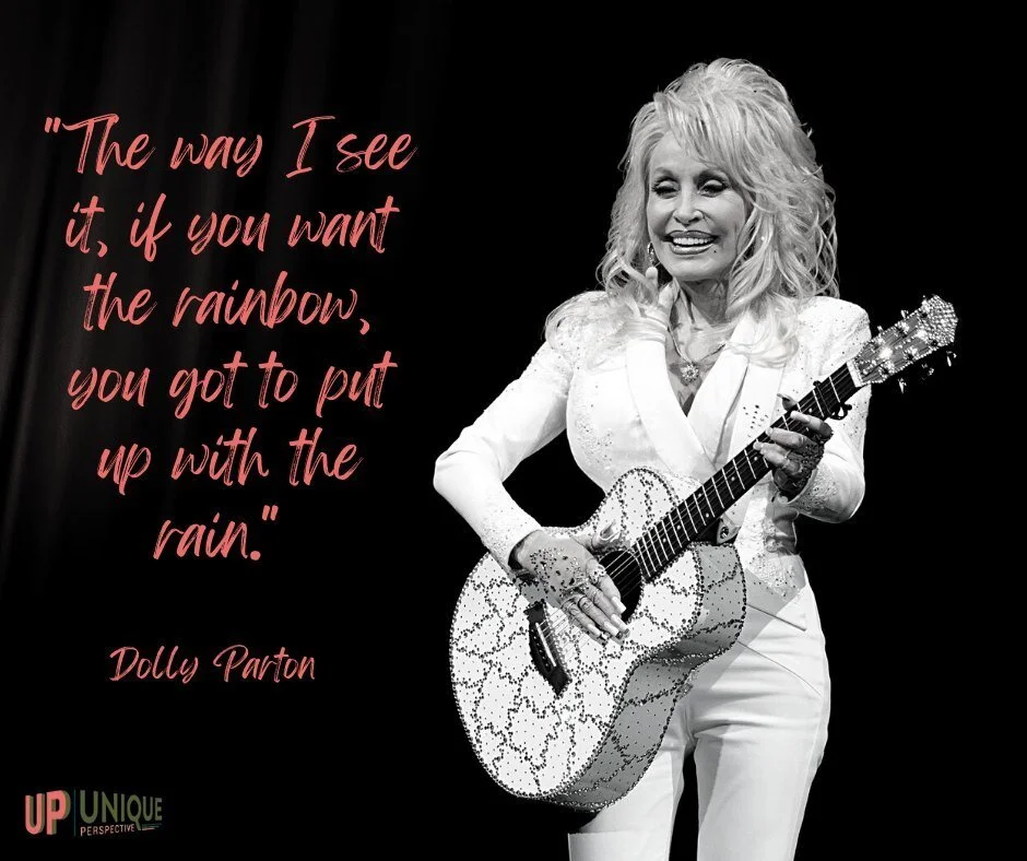 Dolly is a ray of sunshine ☀️ but her life was not always this way. She too had to go through the rain to get to the beautiful rainbow 🌈
.
Was there a time in your life when you felt low but came out on the other side a better and stronger person?