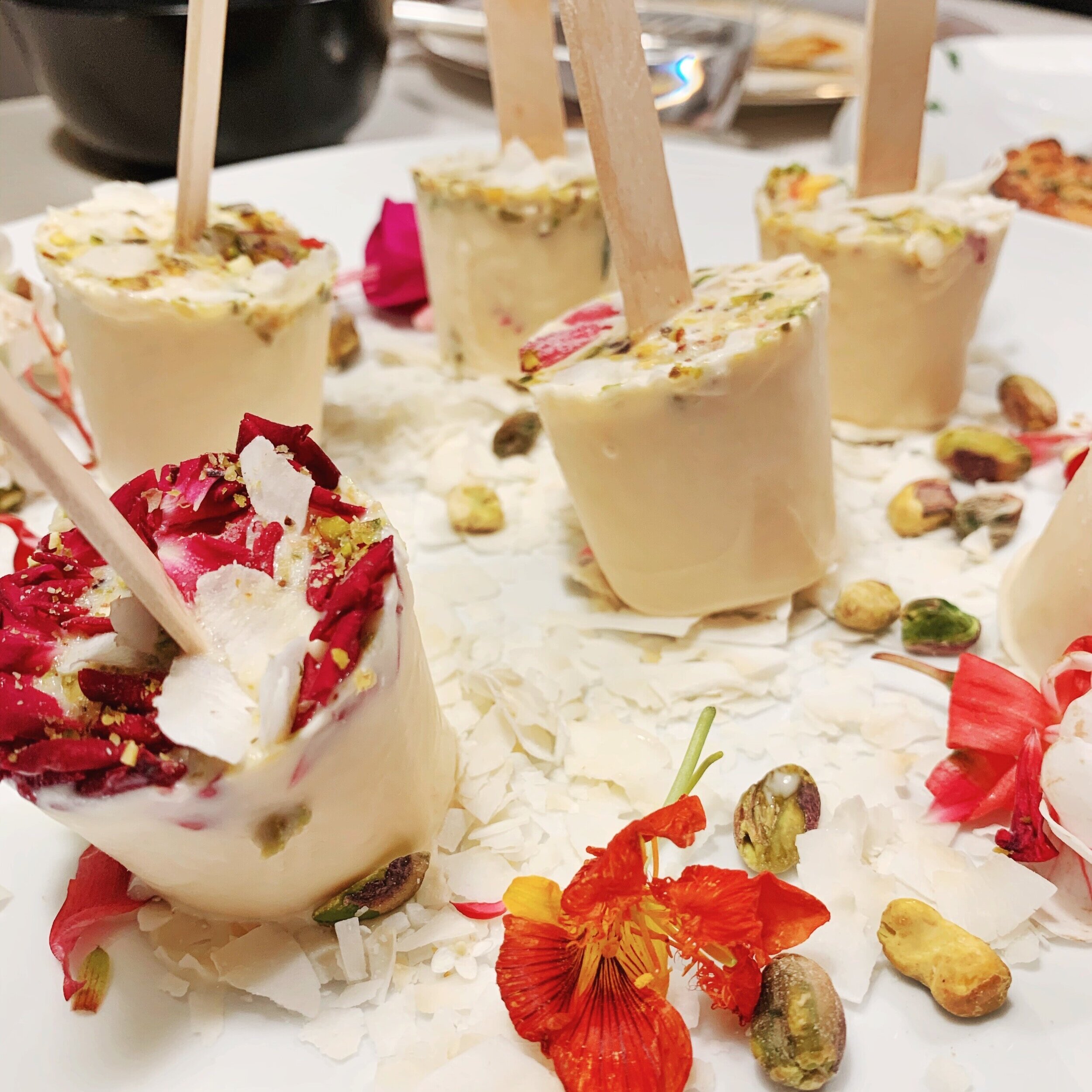 Kulfi de Coco y Pistachio