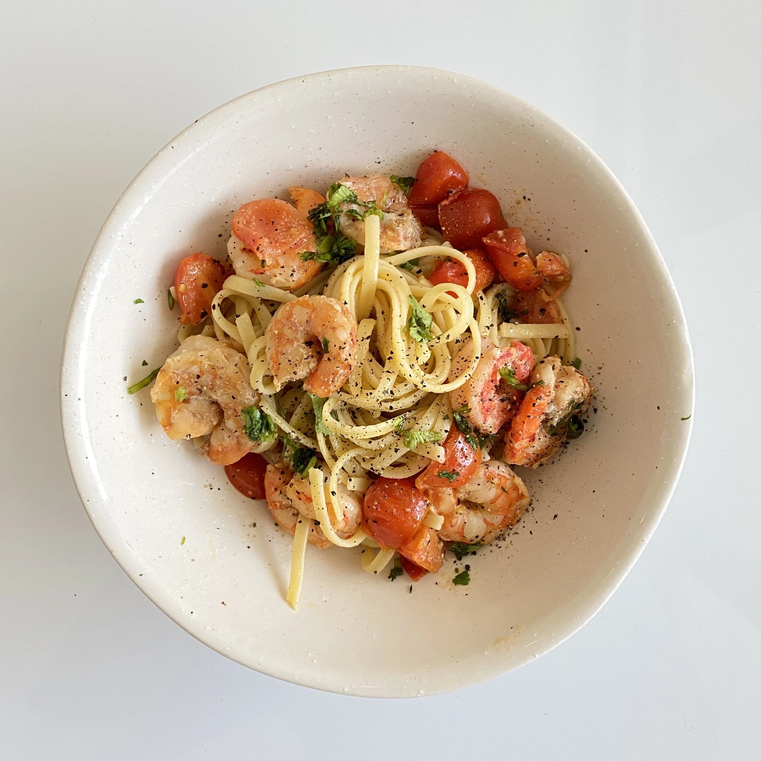 Shrimp Scampi Linguini