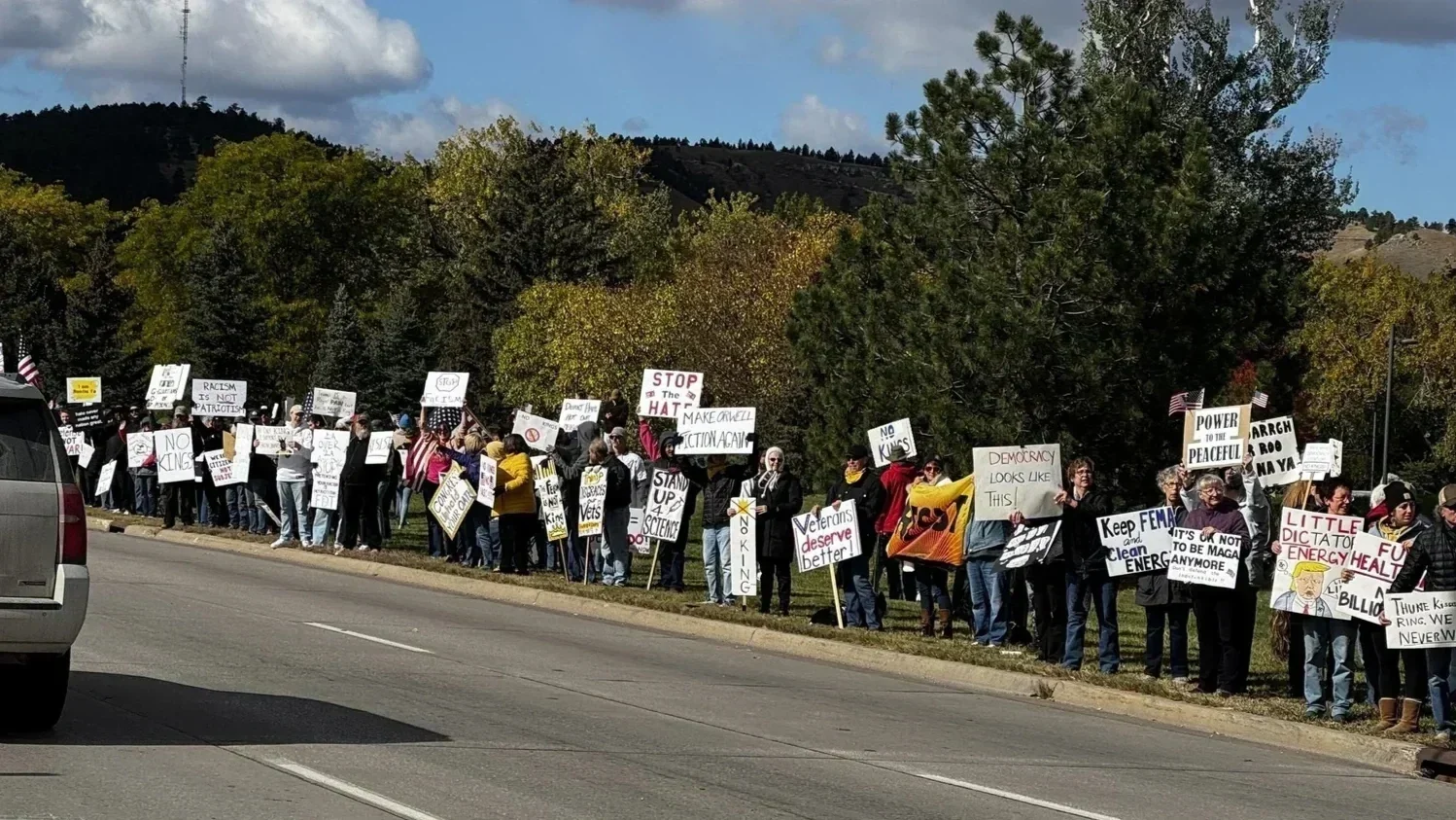 Between Sioux Falls &amp; Spearfish and points near and between —No Kings! Attend your local rally Saturday, March 28