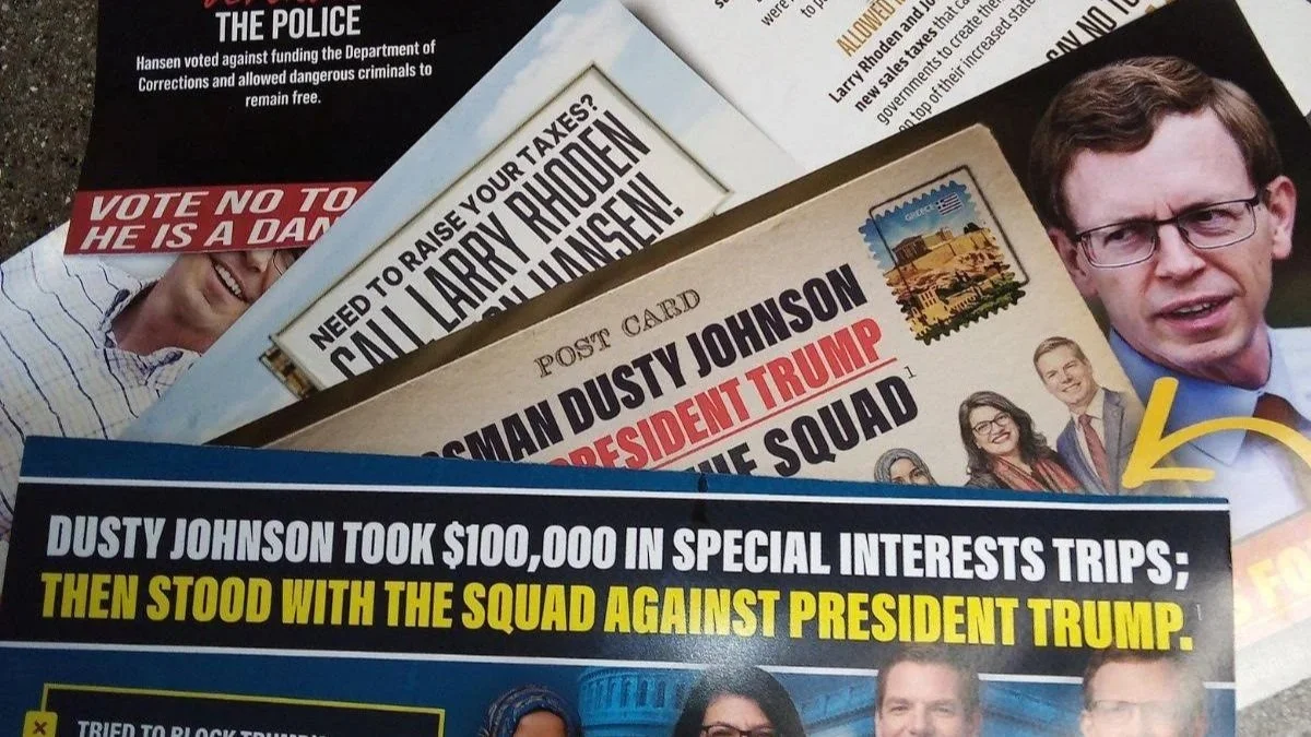 Political junk mail is a daily trove of nasty and negative GOP choices