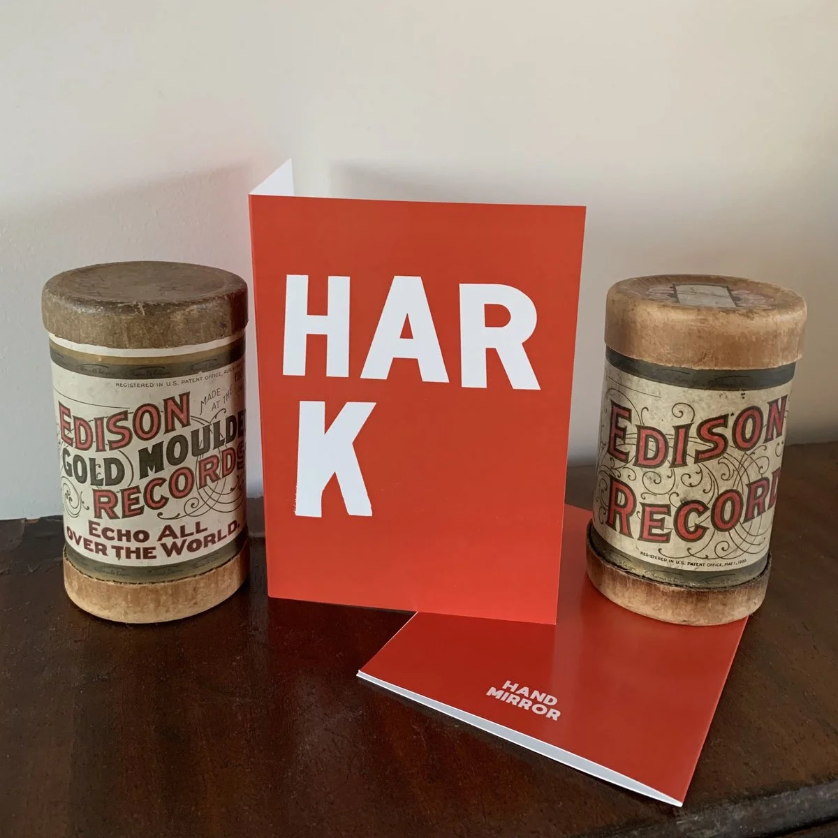 HARK greetings cards available now on the Hand Mirror Bandcamp