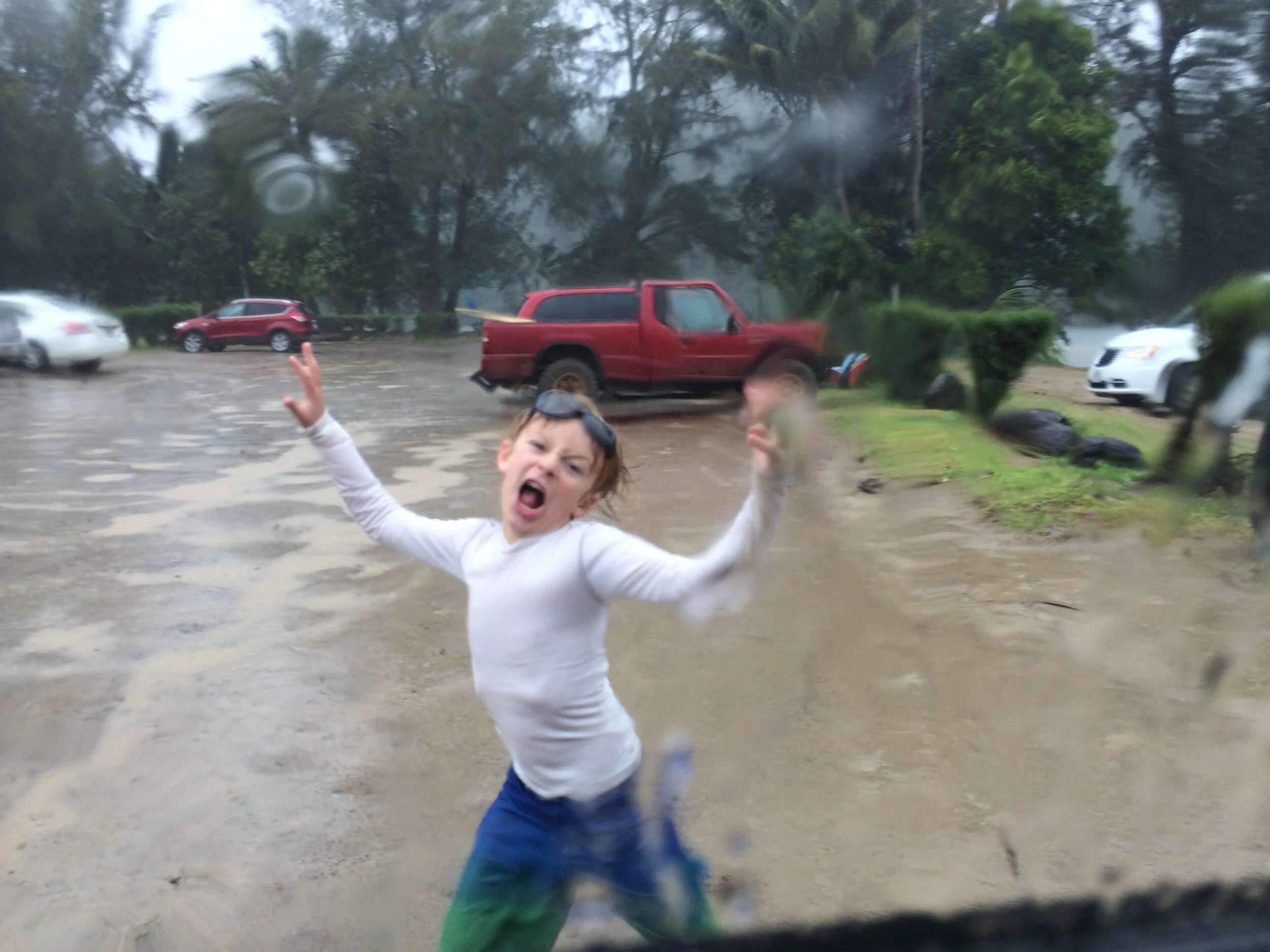 Singing in the rain
