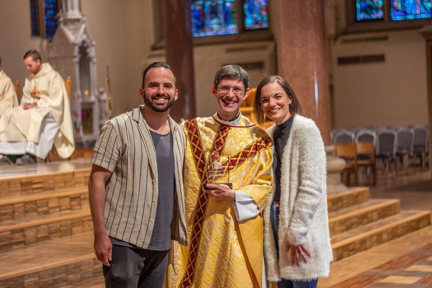 We were honored to be this years recipients of the Campion Award at Saint Louis University. 

Ricky and Sarah received the award on behalf of Village Lights and led a night of worship and praise on campus. 

The award recognizes figures who have fost